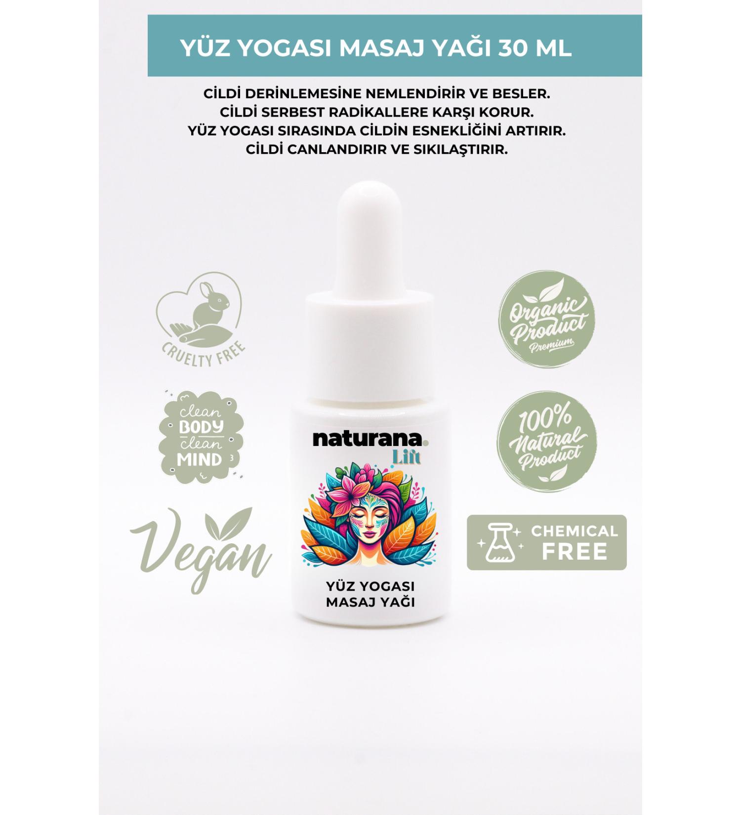 Naturana Face Yoga Oil 0 Pure Natural Organic 30 ML