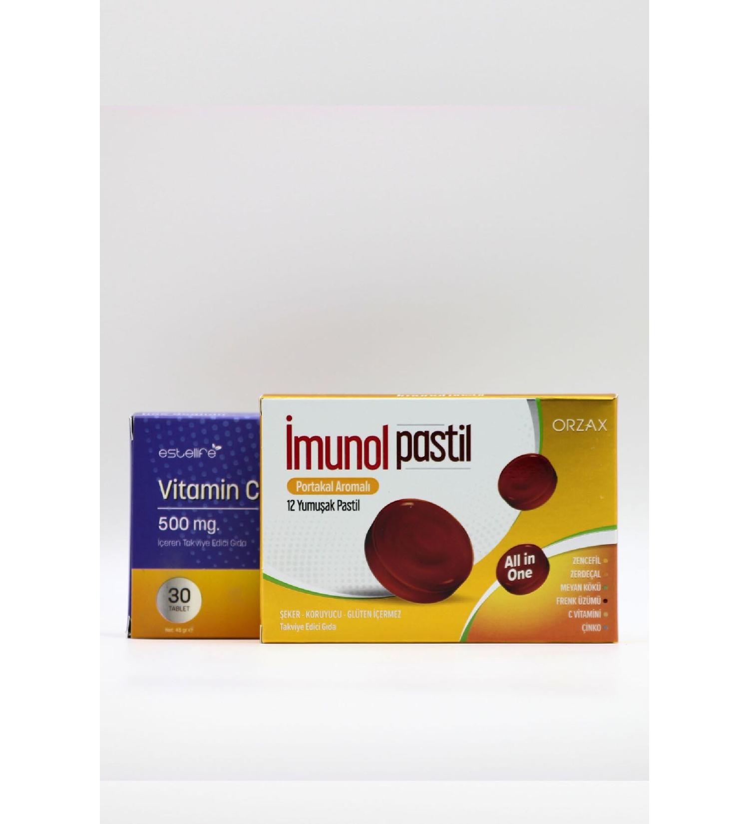 IMUNOL Adult Lozenge and Vitamin C