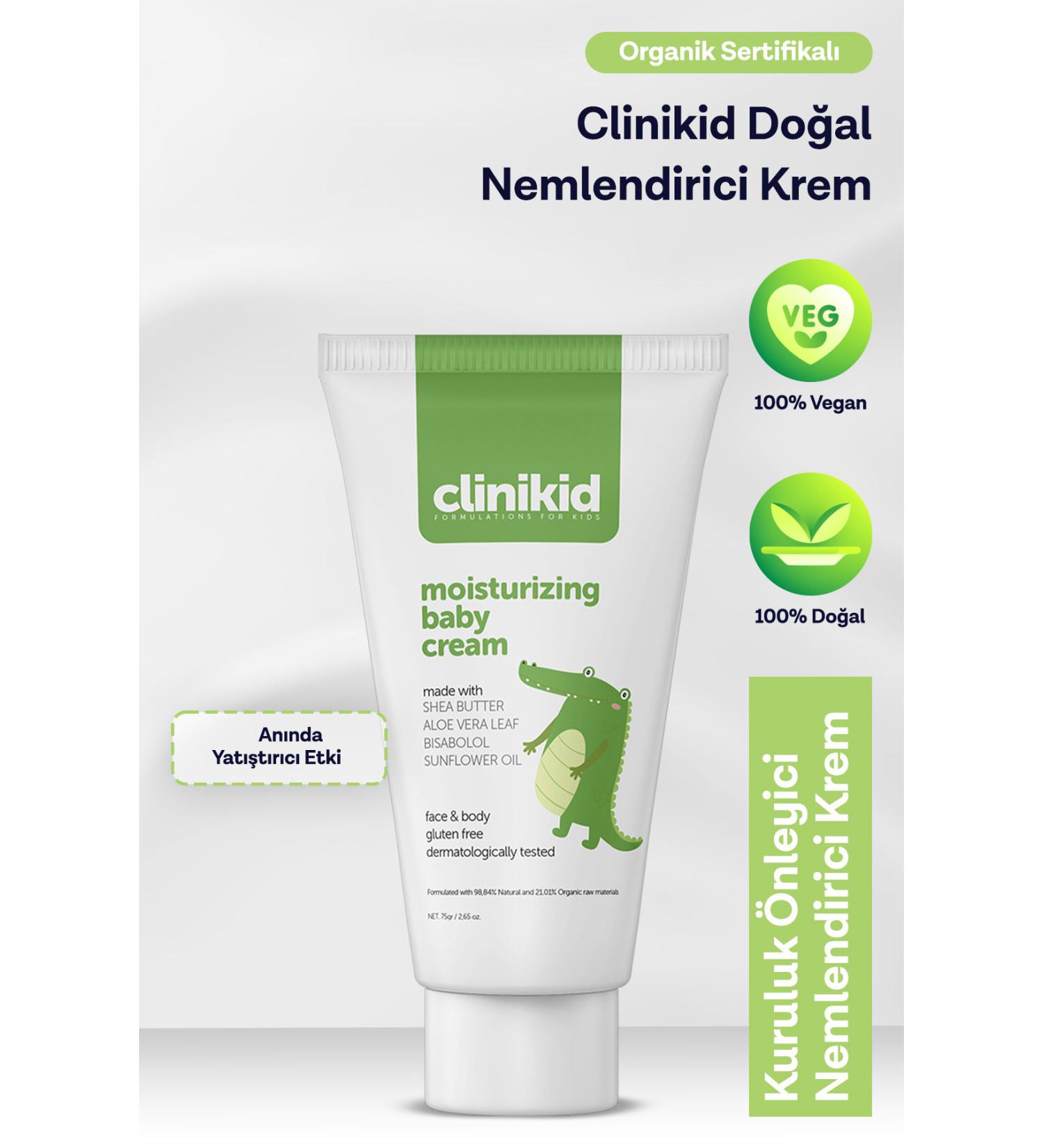 Clinikid Natural Moisturizing Cream - Buy Online on GoSupps.com