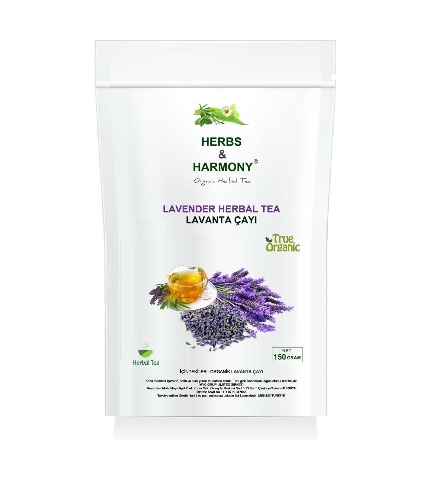 Herbs & Harmony Lavender Herbal Tea Lavender Herbal Tea 150 grams