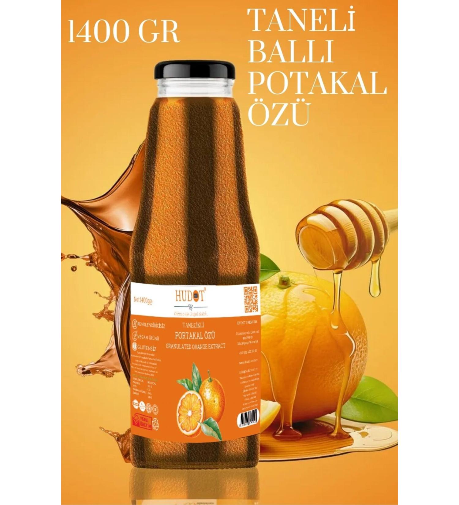 HUDOT GRANULATED ORANGE ESSENCE WITH HONEY 1400 GR HUDOT GOURMET PREMIUM - Buy Online on GoSupps.com