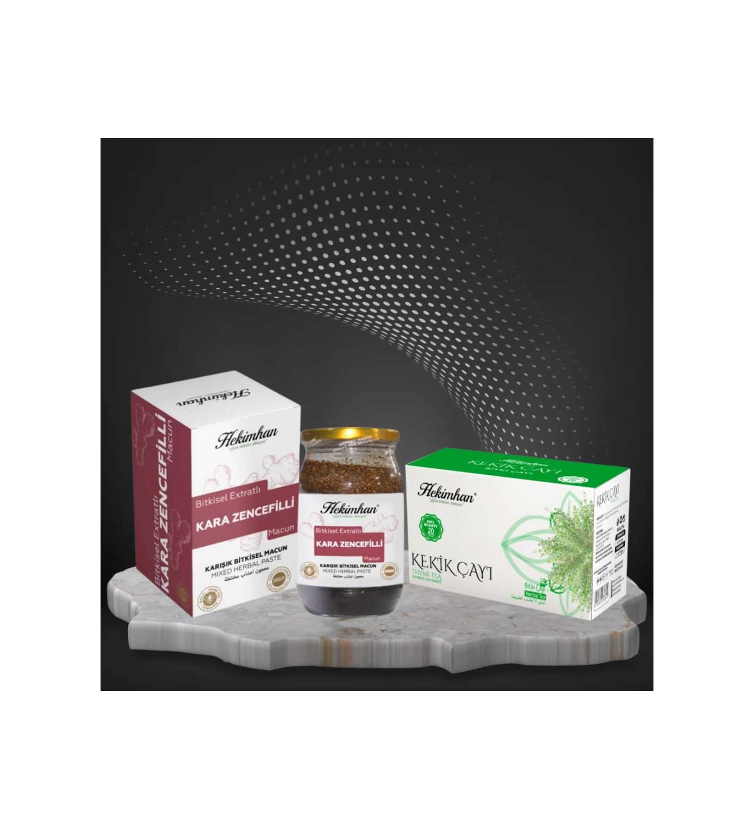 hekimhan herbal Black Ginger Paste + Thyme Tea