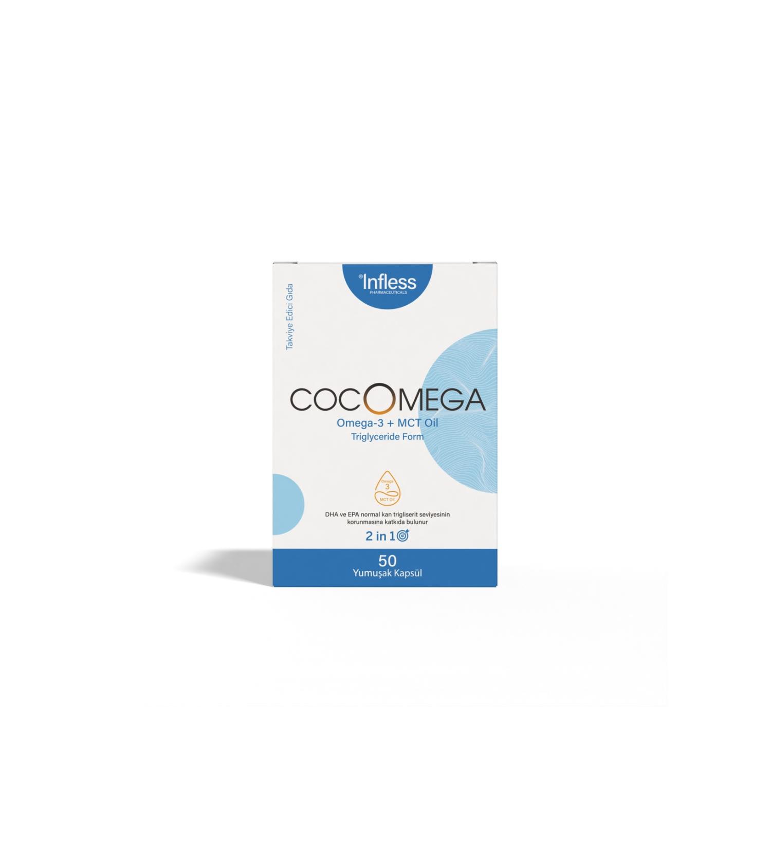 infless Softgels Containing Cocomega Omega3 and MCT Oil - Buy Online on GoSupps.com