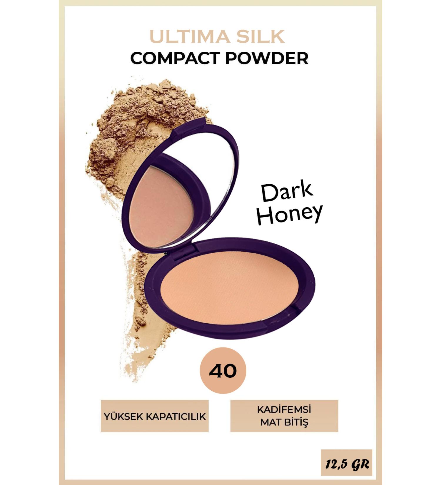 Pastel Ultima Silky Powder - Pressed Permanent Matte Powder Wheat Tone No: 40