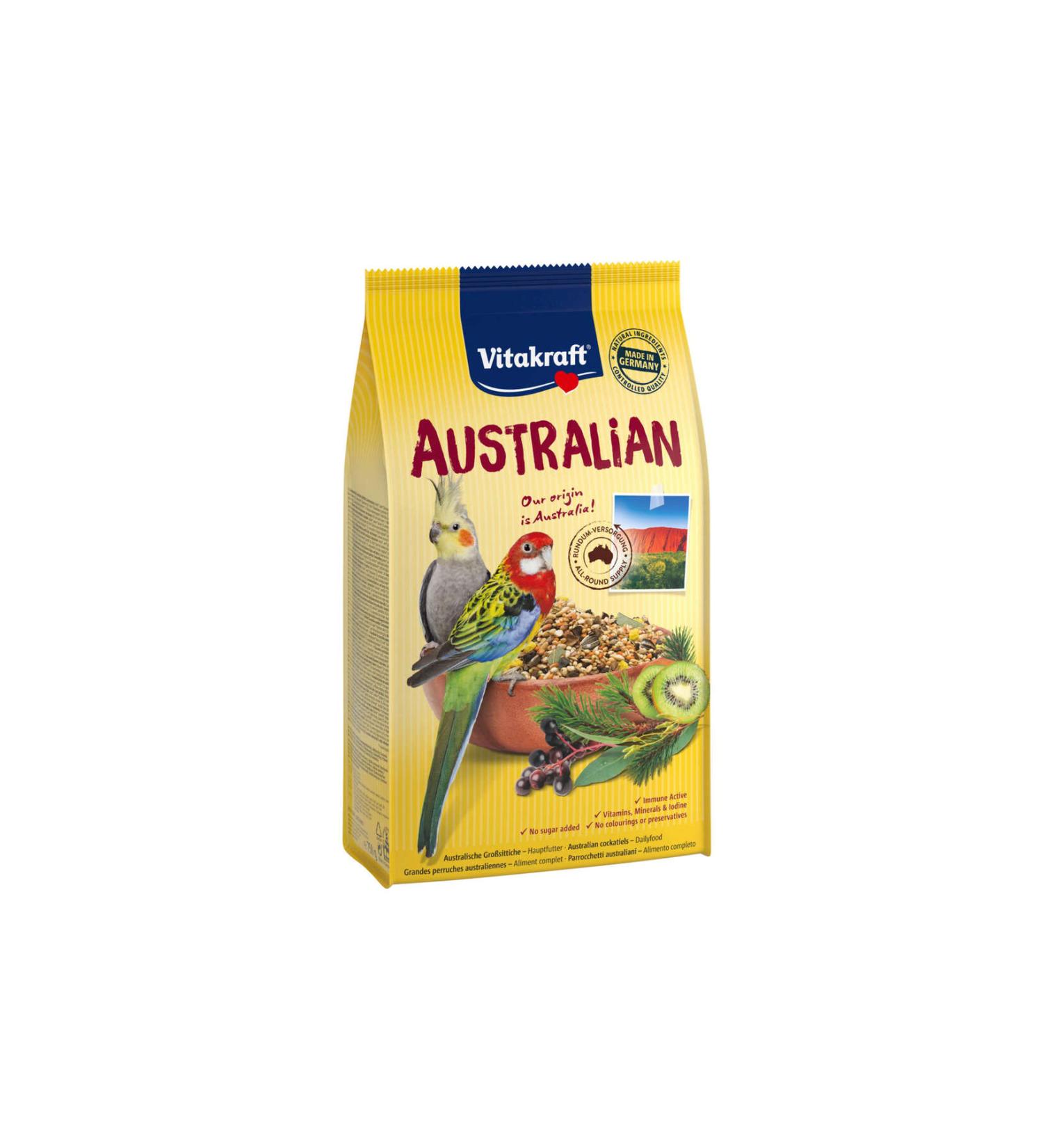 Vitakraft AUSTRALIAN PARROT PARAKE COCKTAIL 750 GR X 1 PIECE 276097