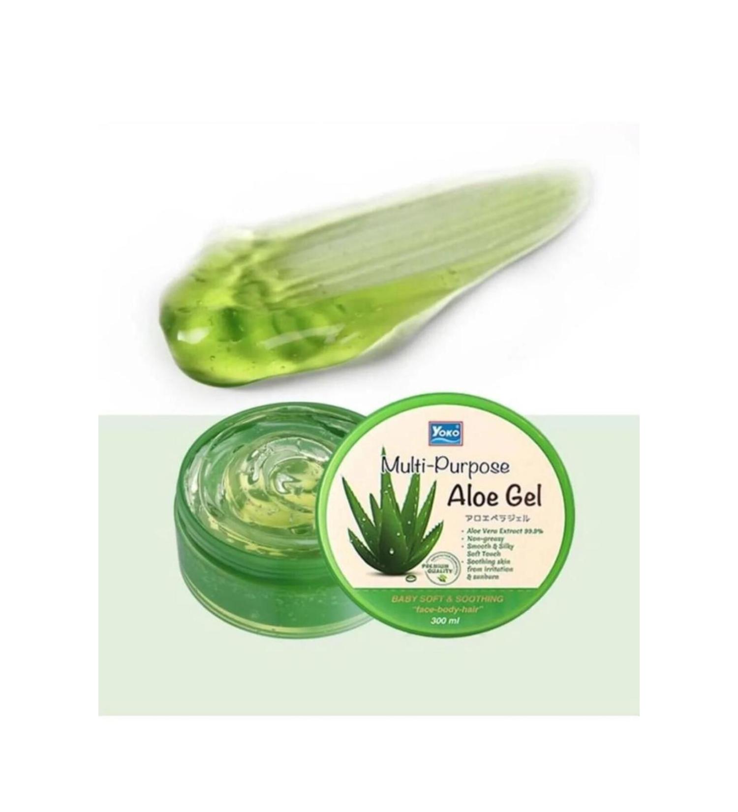 YOKO Aloe Vera Face Body Hair Gel - Buy Online on GoSupps.com