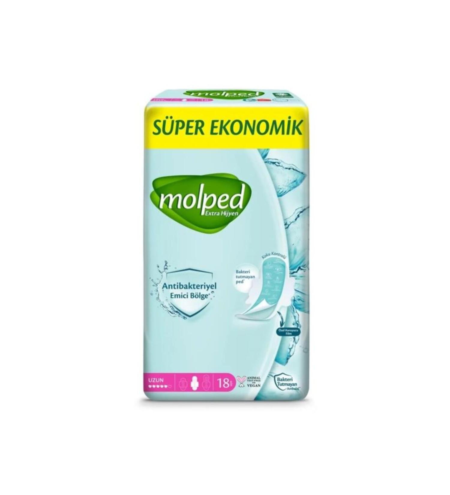 Skygo Molped Extra Hygiene Long Pad Super Eco 18 Pieces