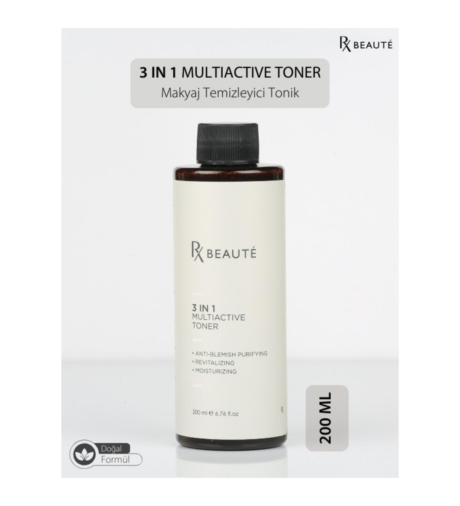 RX Beaute Make-Up Remover Toner. 3 In 1 Multi Active Toner - Buy Online on GoSupps.com