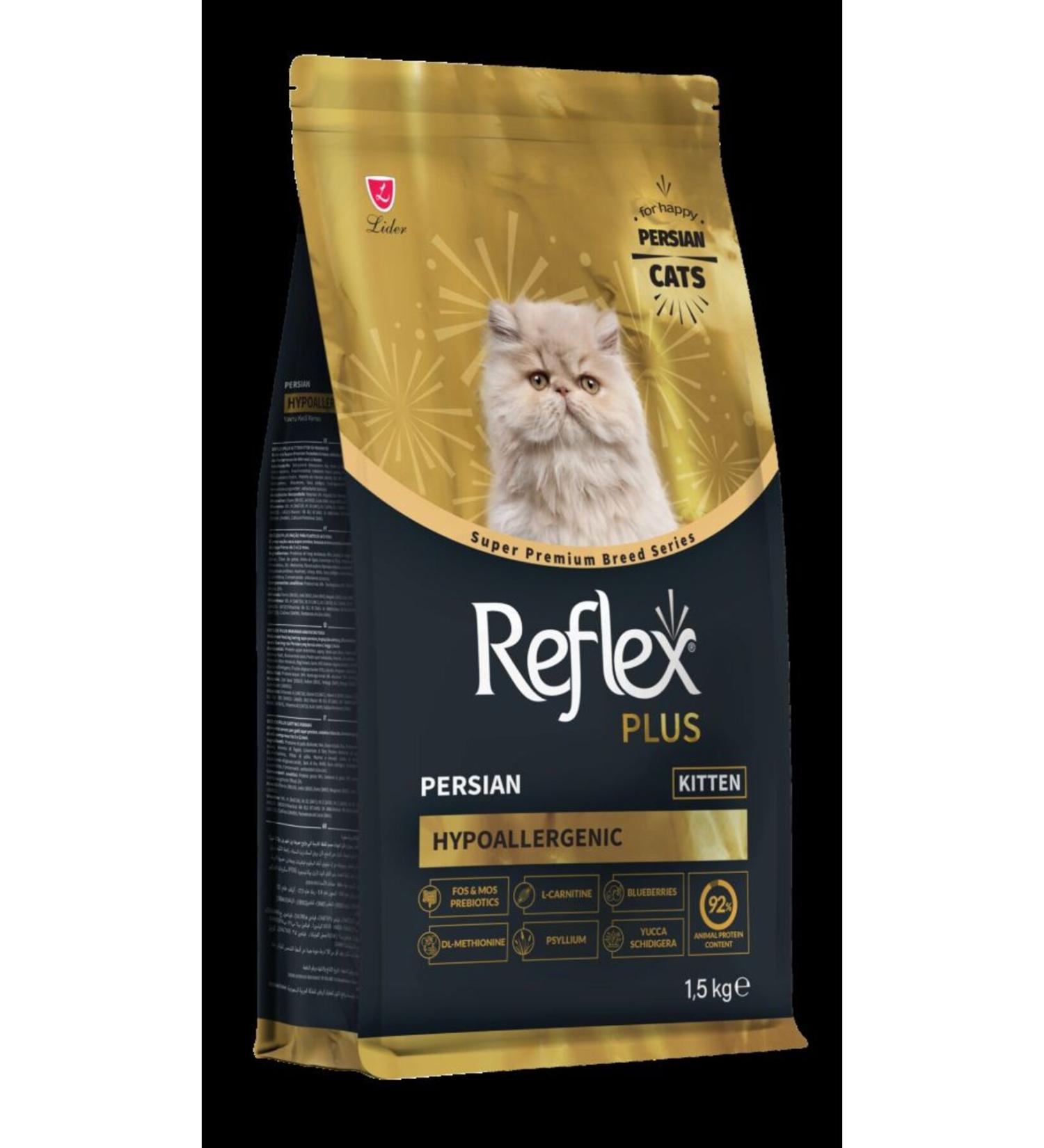 Reflex Plus Special Breed Persian Kitten Hypoallergenic Cat Food with Chicken 1.5 kg - Buy Online on GoSupps.com