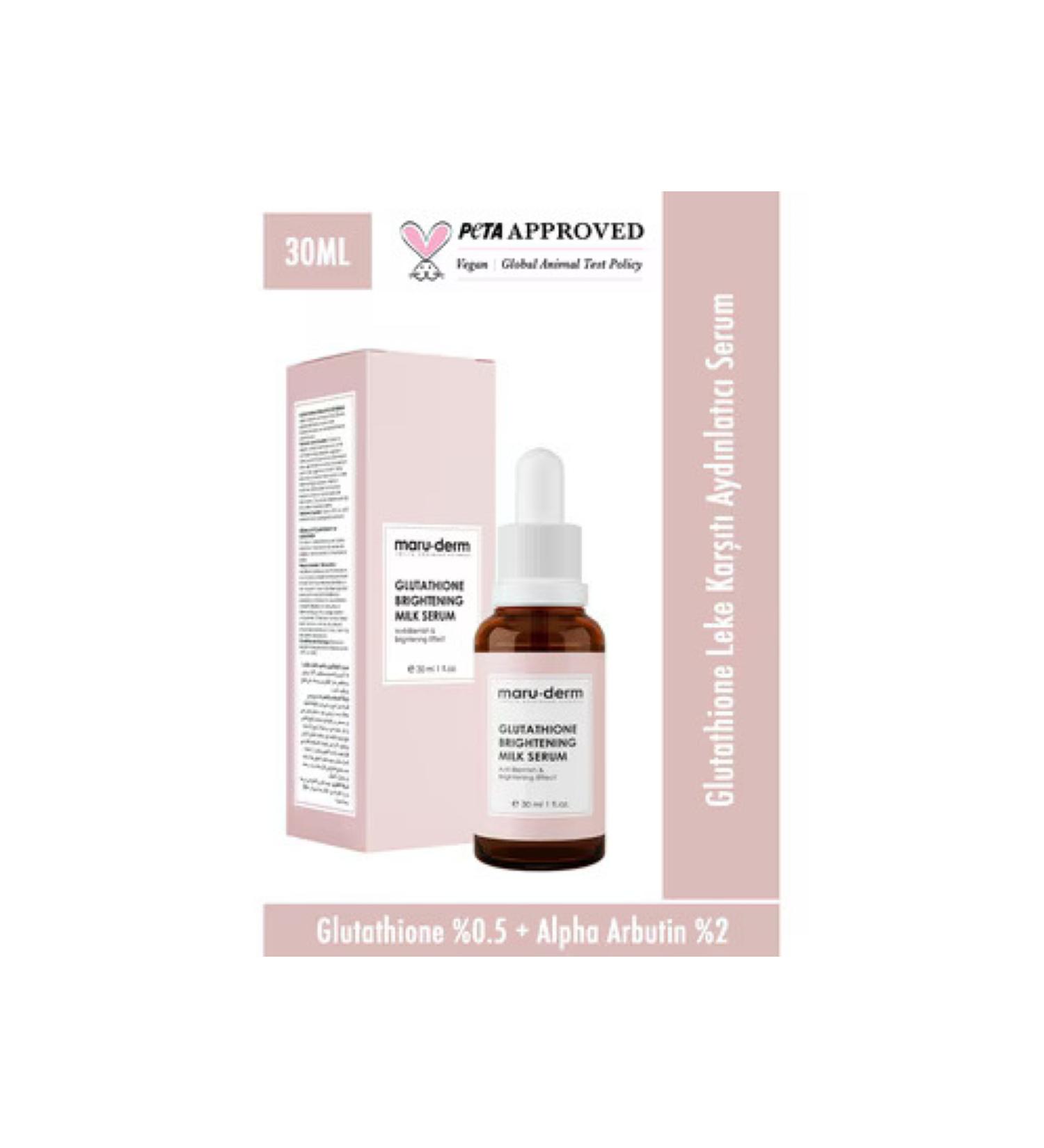 Maru.Derm Brightening Glutathione Milk Serum 30 ml - Buy Online on GoSupps.com