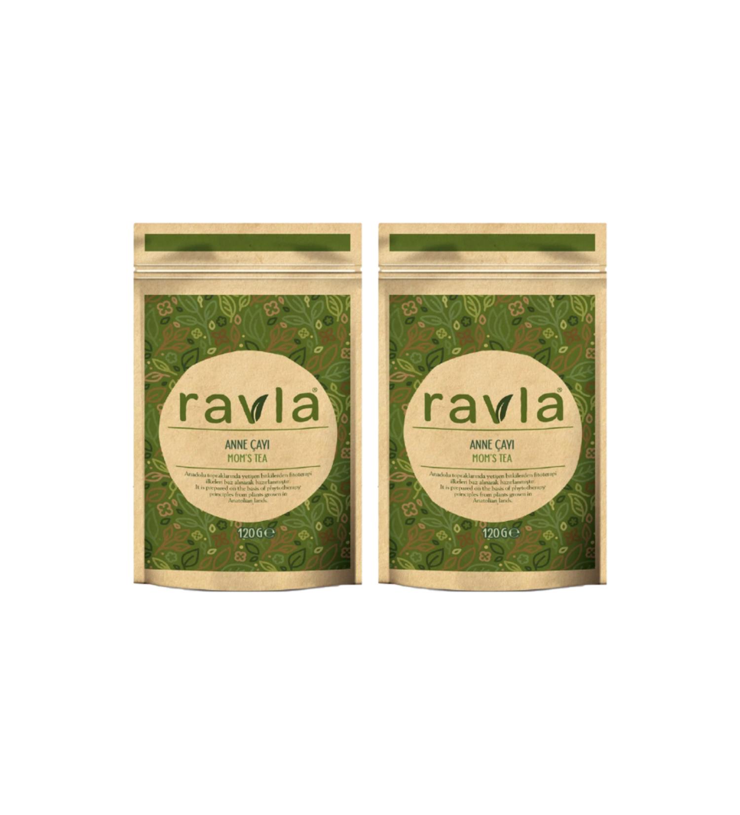 Ravla Additive-Free Breastfeeding and Pregnant Mother Tea - Cumin Fennel Coriander Anise - 2x 120gr