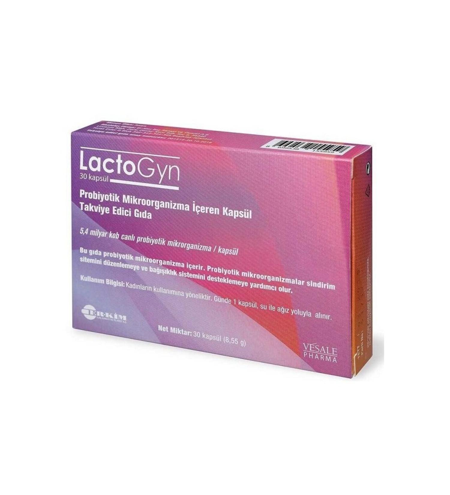 Erkim Lactogyn Probiotic Capsule 30
