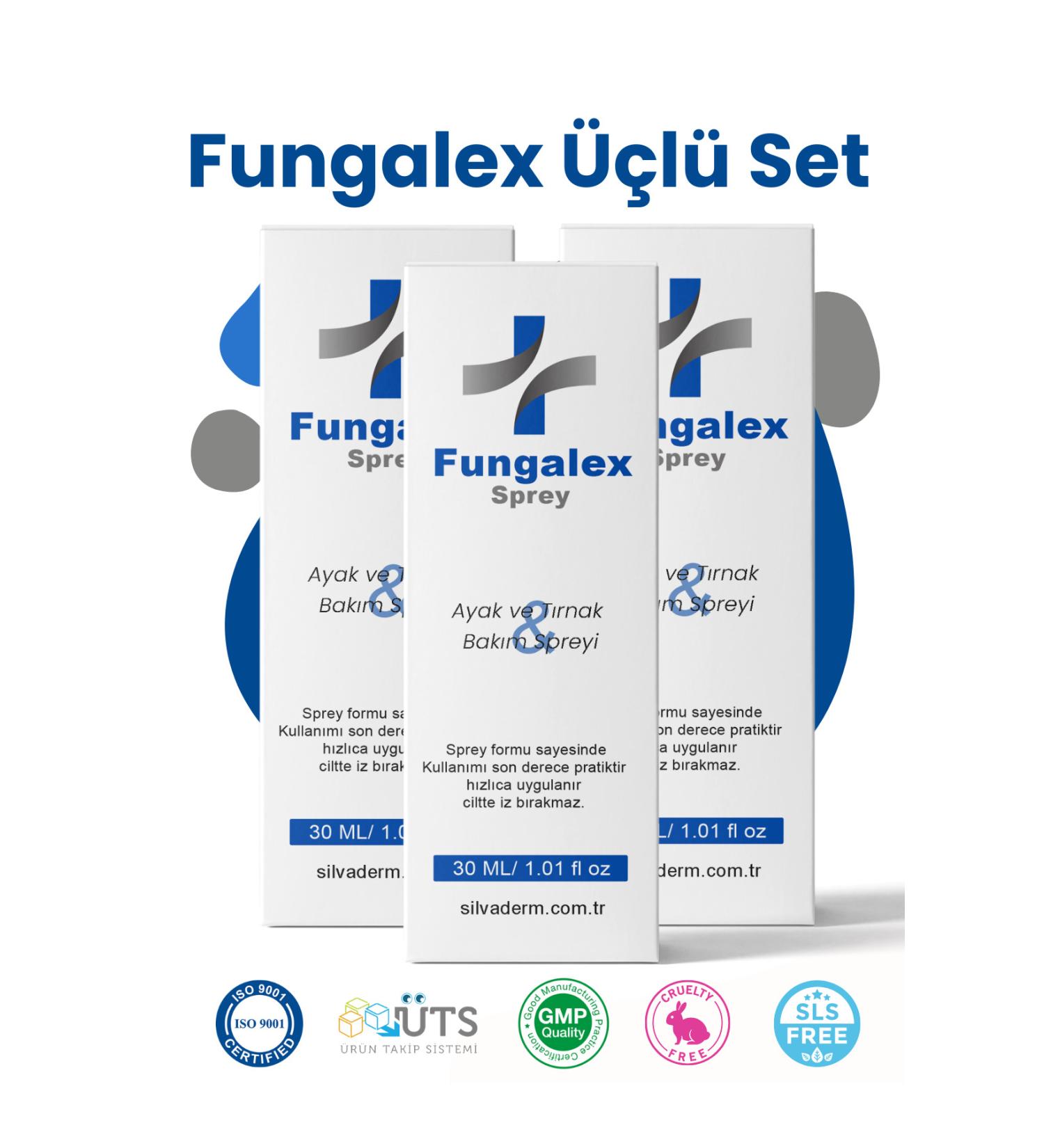 Fungalex Foot and Nail Care Spray 3 Pieces - Buy Online on GoSupps.com