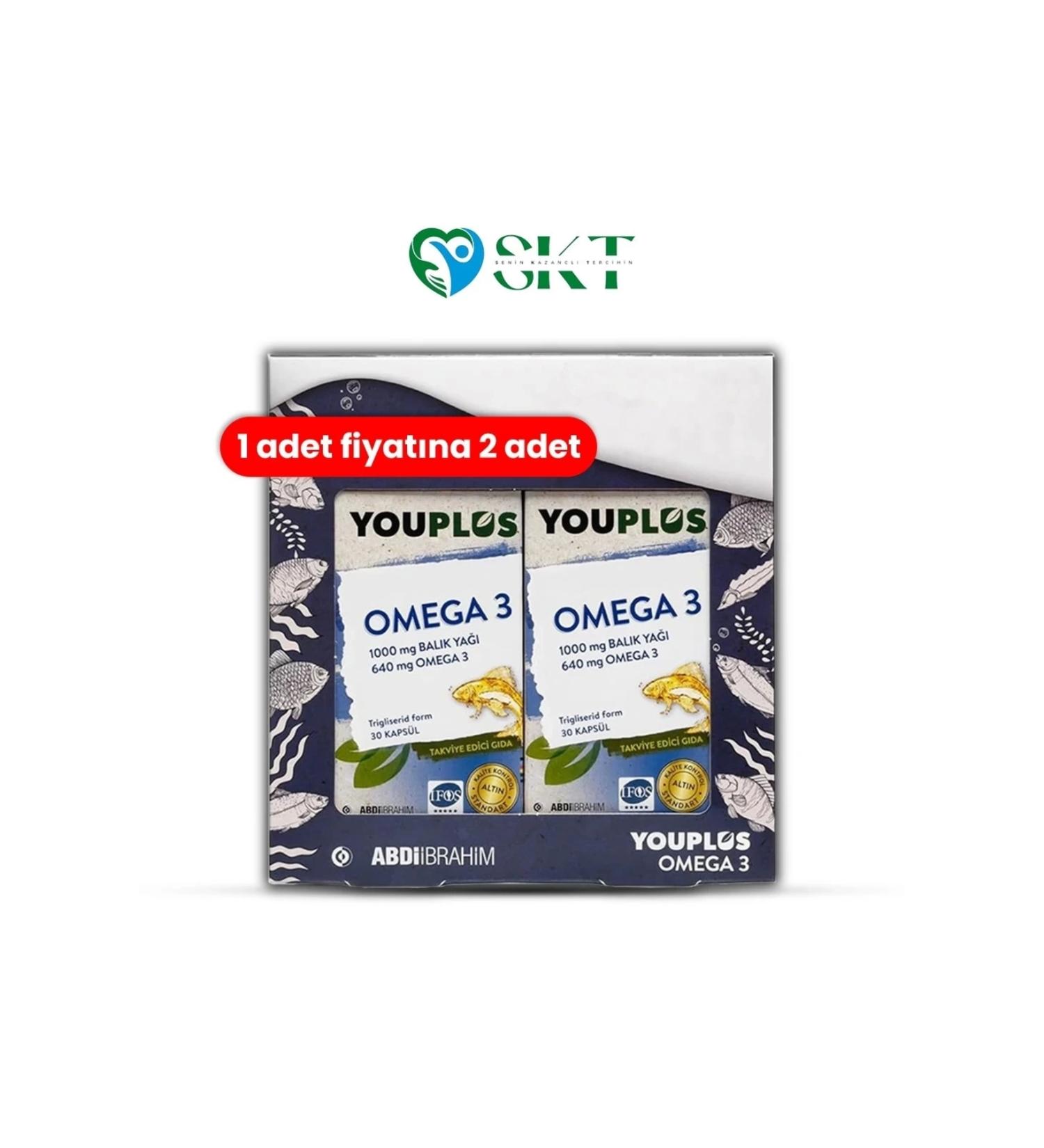Youplus Omega 3 30+30 Capsules - Advantage Package