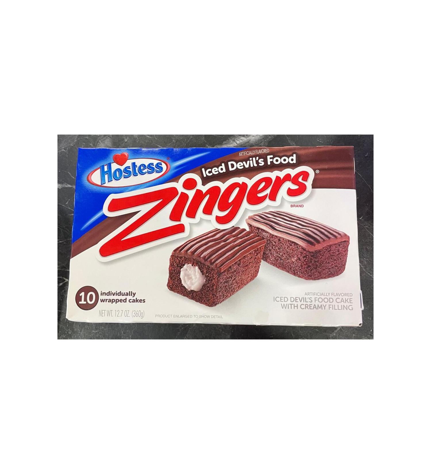 Hostess cakes Zingers Iced Devi's Food 10 Pcs 360g
