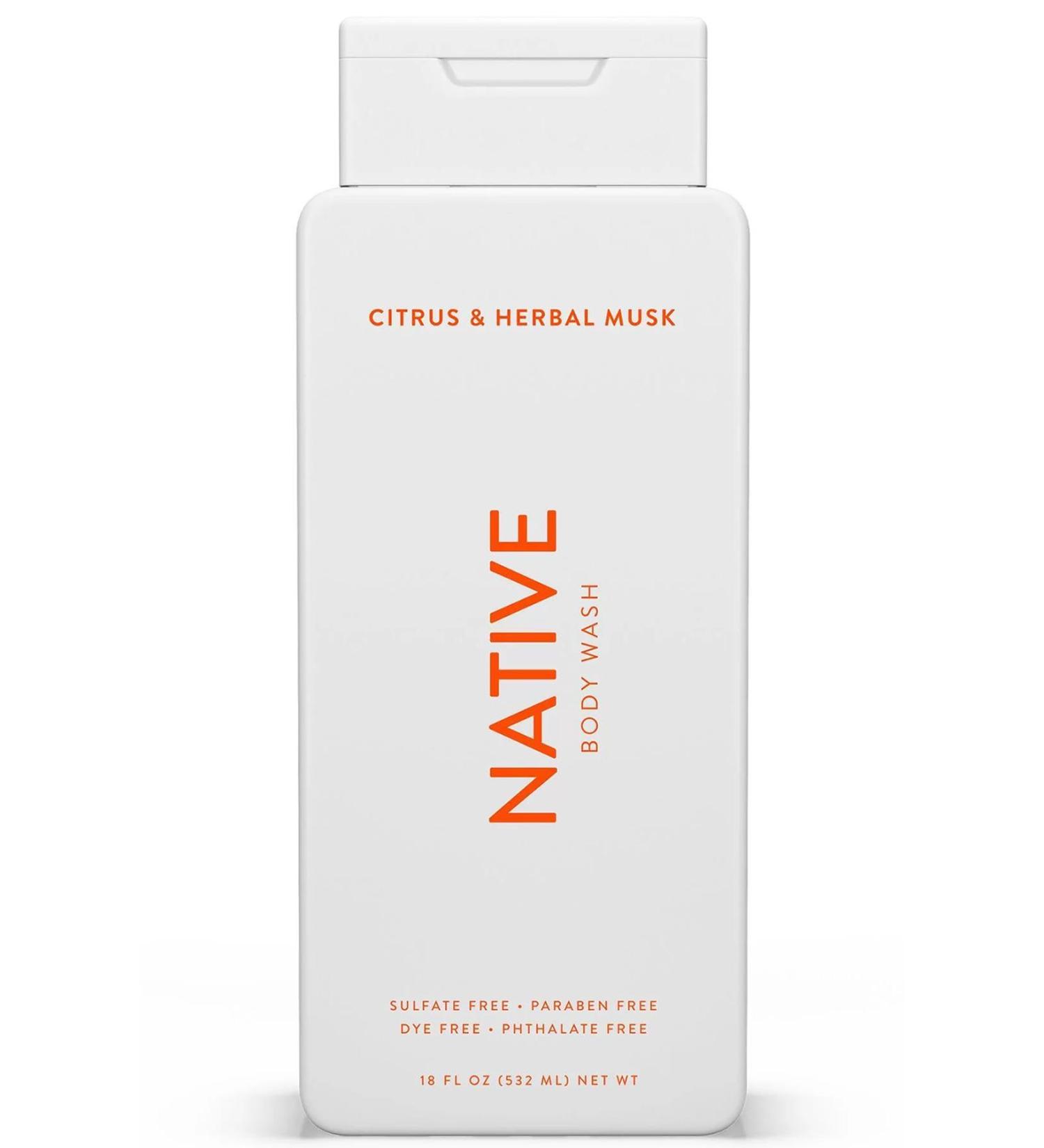 Native Citrus & Herbal Musk Body Wash 532ML