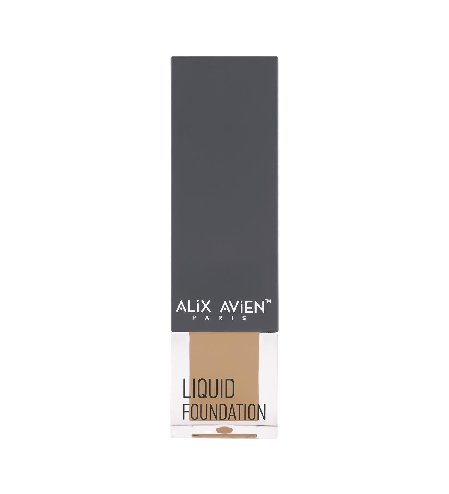 Alix Avien Liquid Foundation 307 True Sand-liquid Foundation Skin Make-up-natural Bright Effect Creamy Structure-spf 35 - Buy Online on GoSupps.com