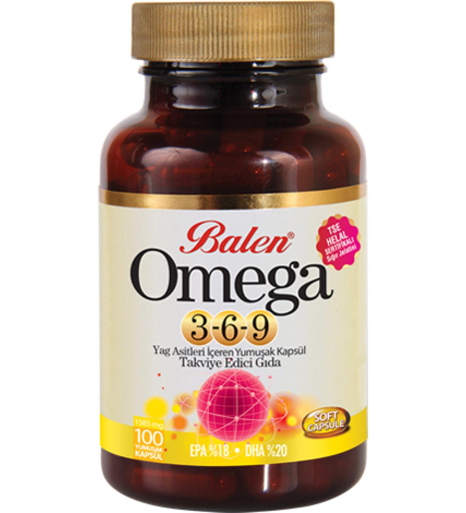 Balen Softgel Containing Omega 3-6-9 Fatty Acids