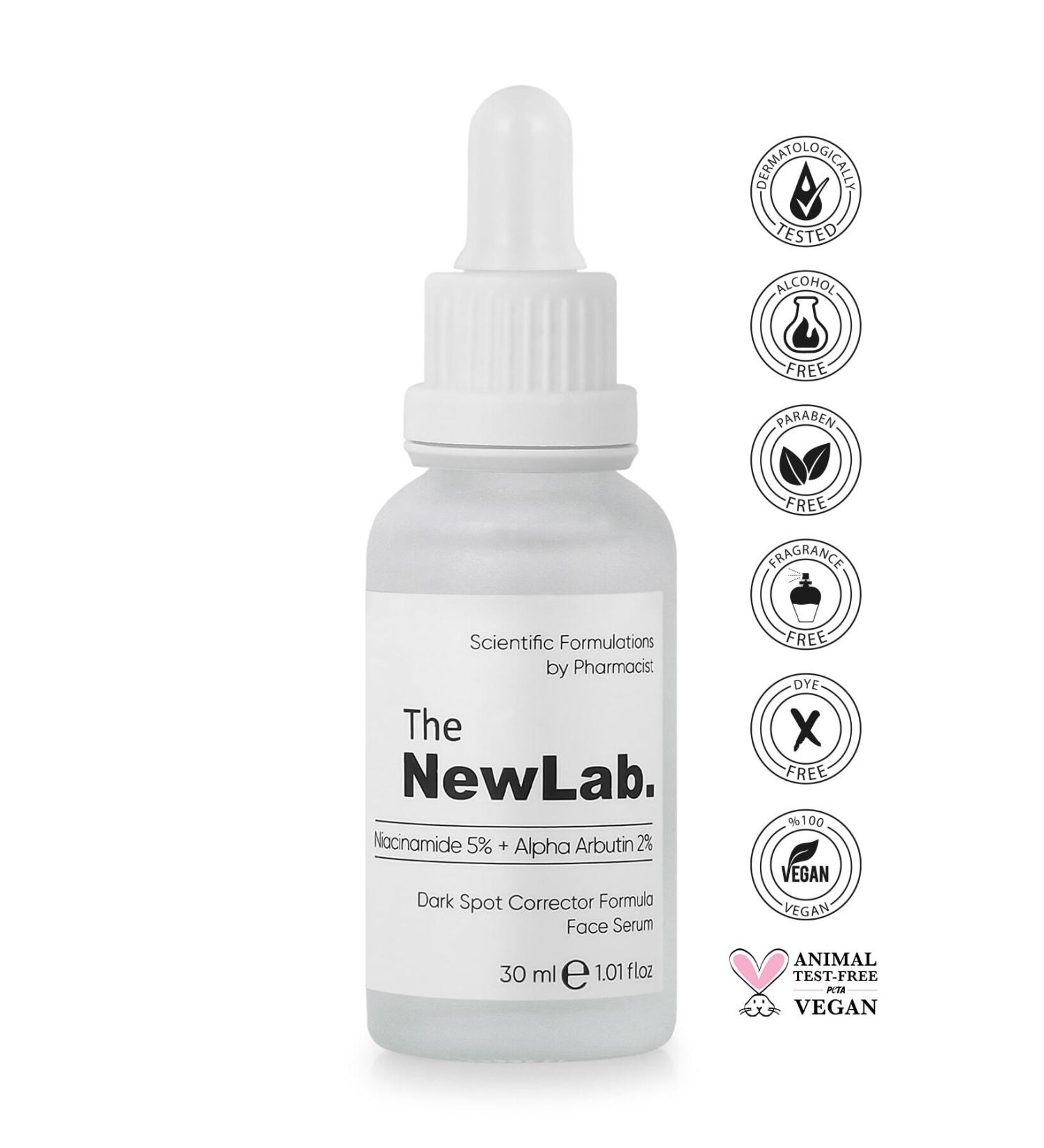 The NewLab Anti-Spot and Skin Tone Equalizing Arbutin and Niacinamide Skin Care Serum 30ml - Buy Online on GoSupps.com