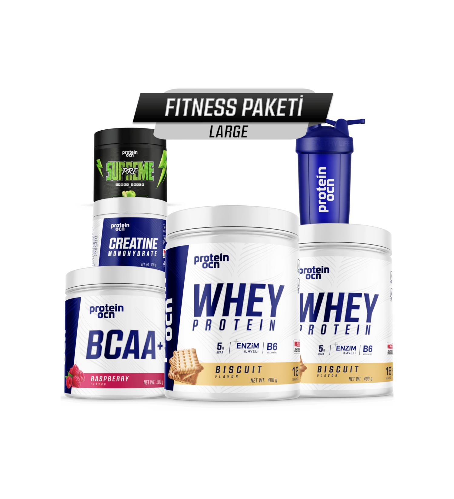 Proteinocean Fitness Pack Large - Biscuit Raspberry