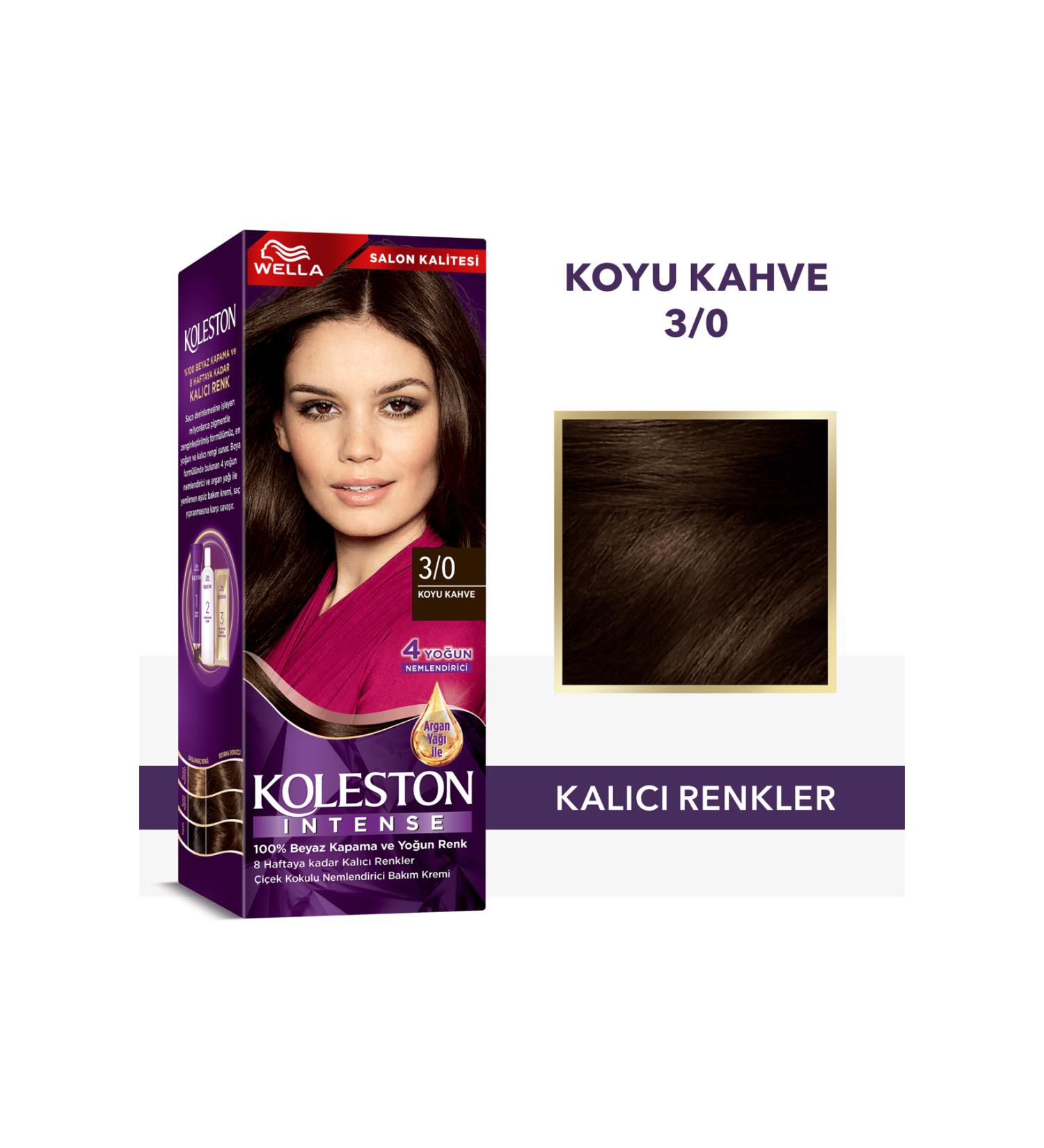 Wella Koleston Intense 3/0 Dark Brown - Buy Online on GoSupps.com