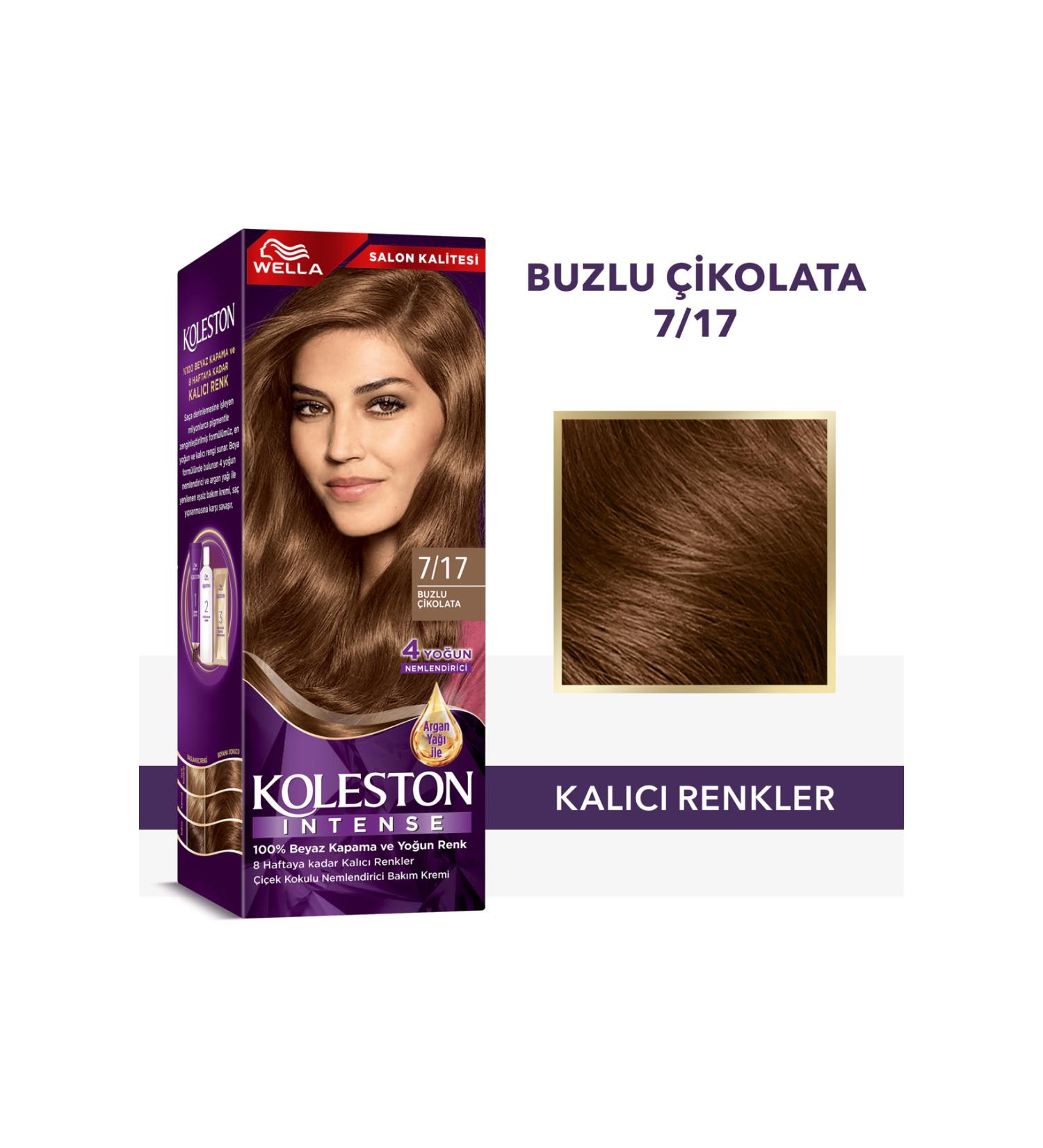 Wella Koleston Intense Hair Dye 7/17 Iced Chocolate - Buy Online on GoSupps.com