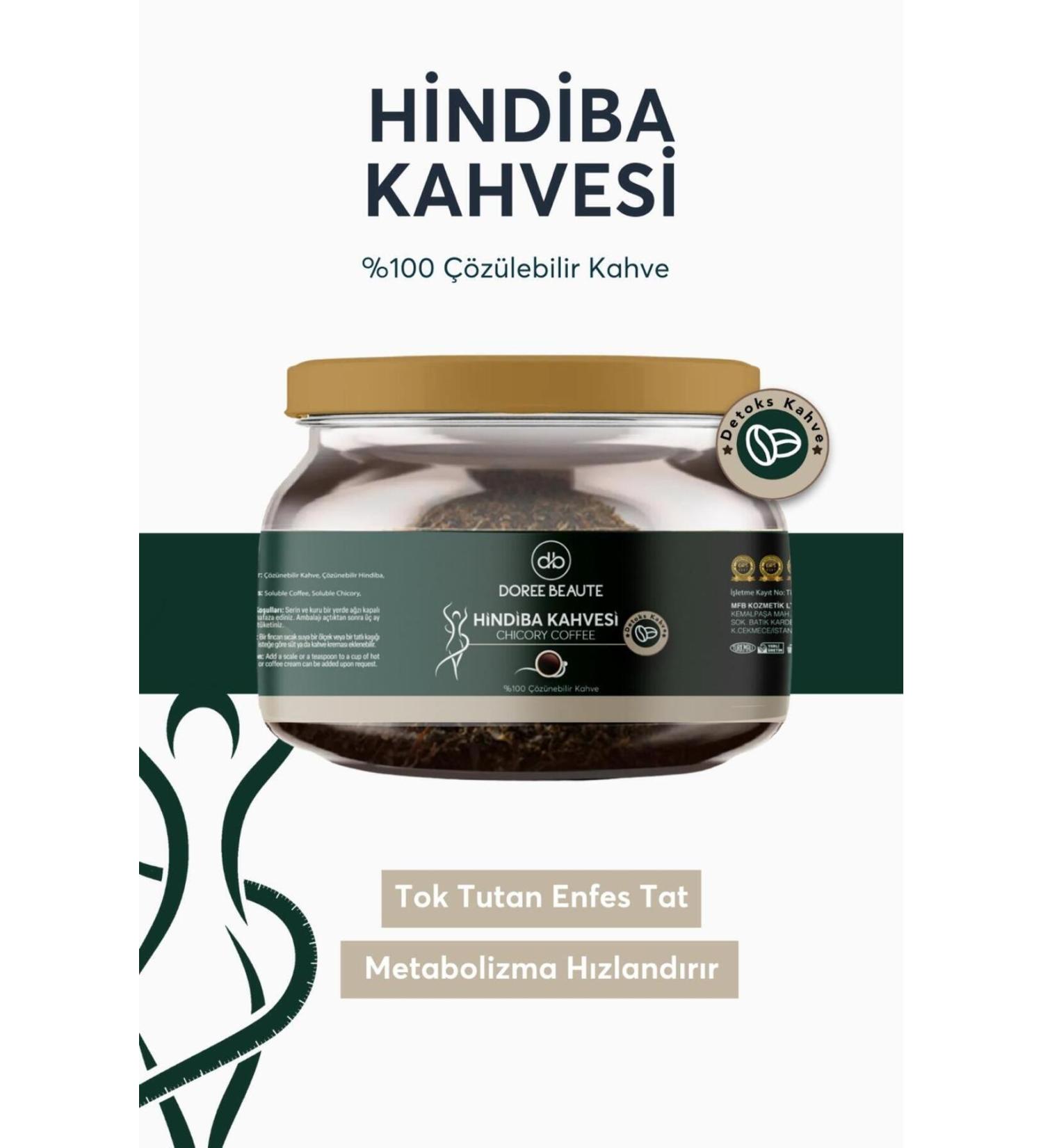 DOREE BEAUTE Weight Loss Slimming Coffee Chicory Special Blend Coffee 100gr - Buy Online on GoSupps.com