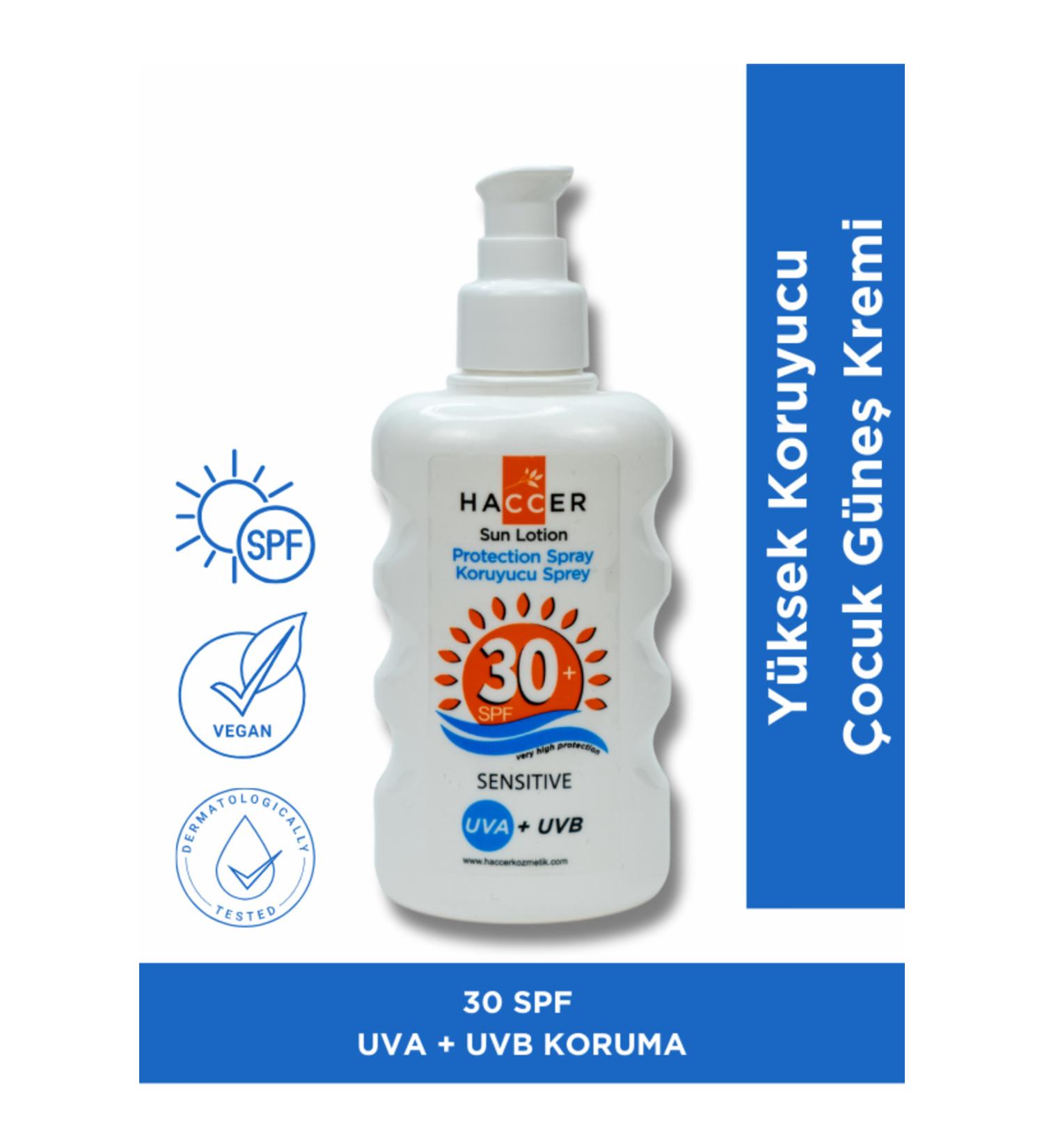 Haccer Sunscreen Lotion 30 + Spf 200 Ml