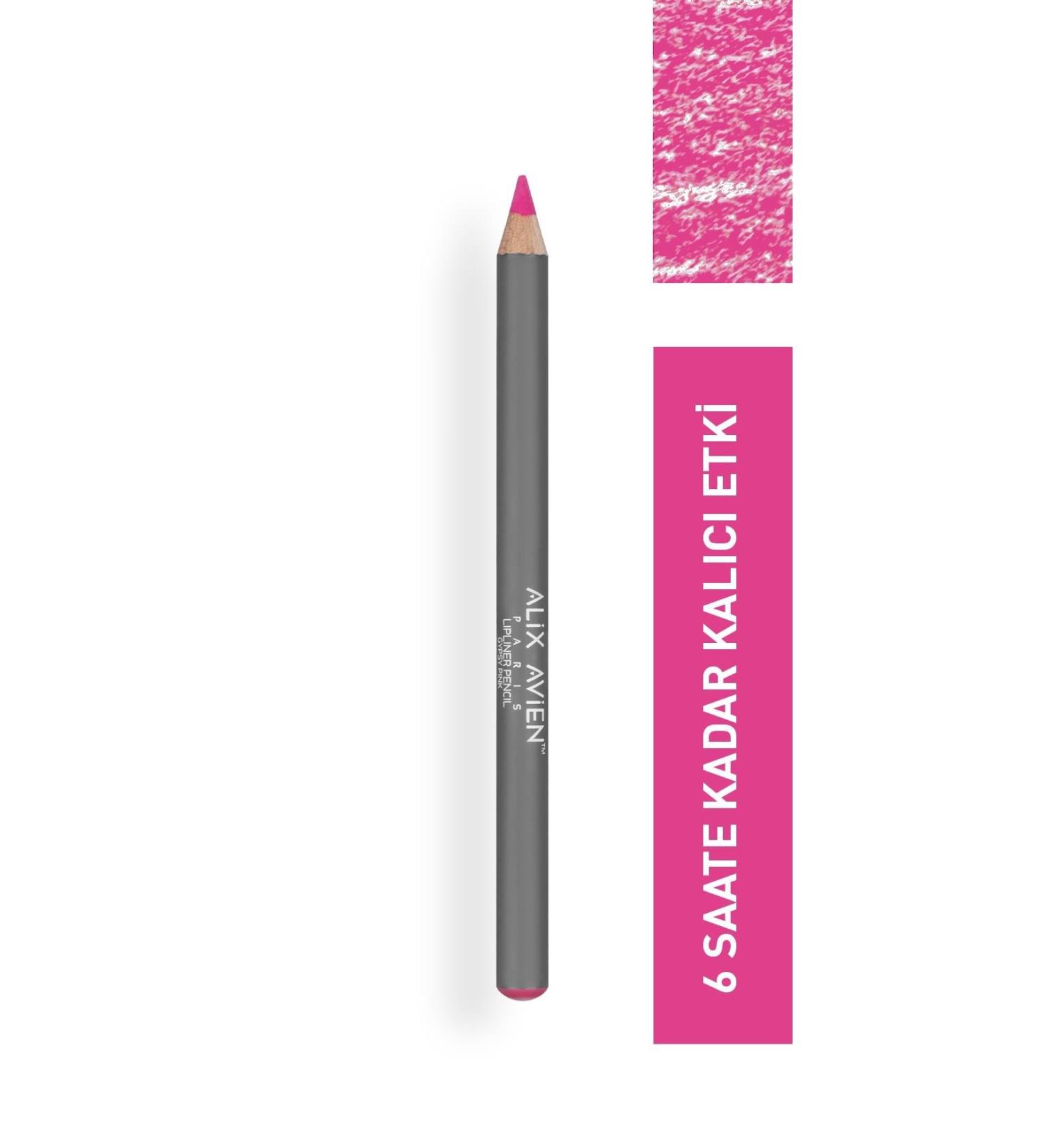 Alix Avien Lip Liner Lipliner Pencil Gipsy Pink - Non-smudge Lasting Effect Up to 6 Hours