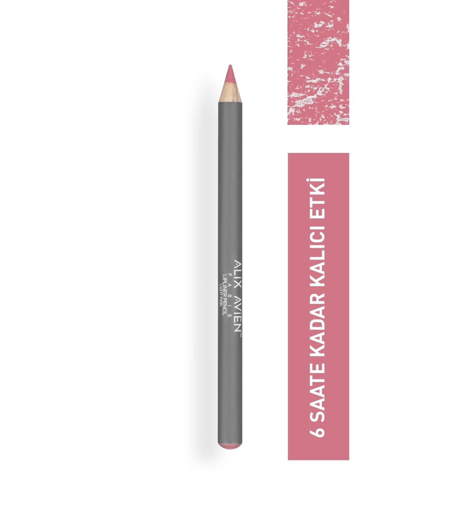 Alix Avien Lip Liner Lipliner Pencil Light Pink - Non-smudge Lasting Effect Up to 6 Hours