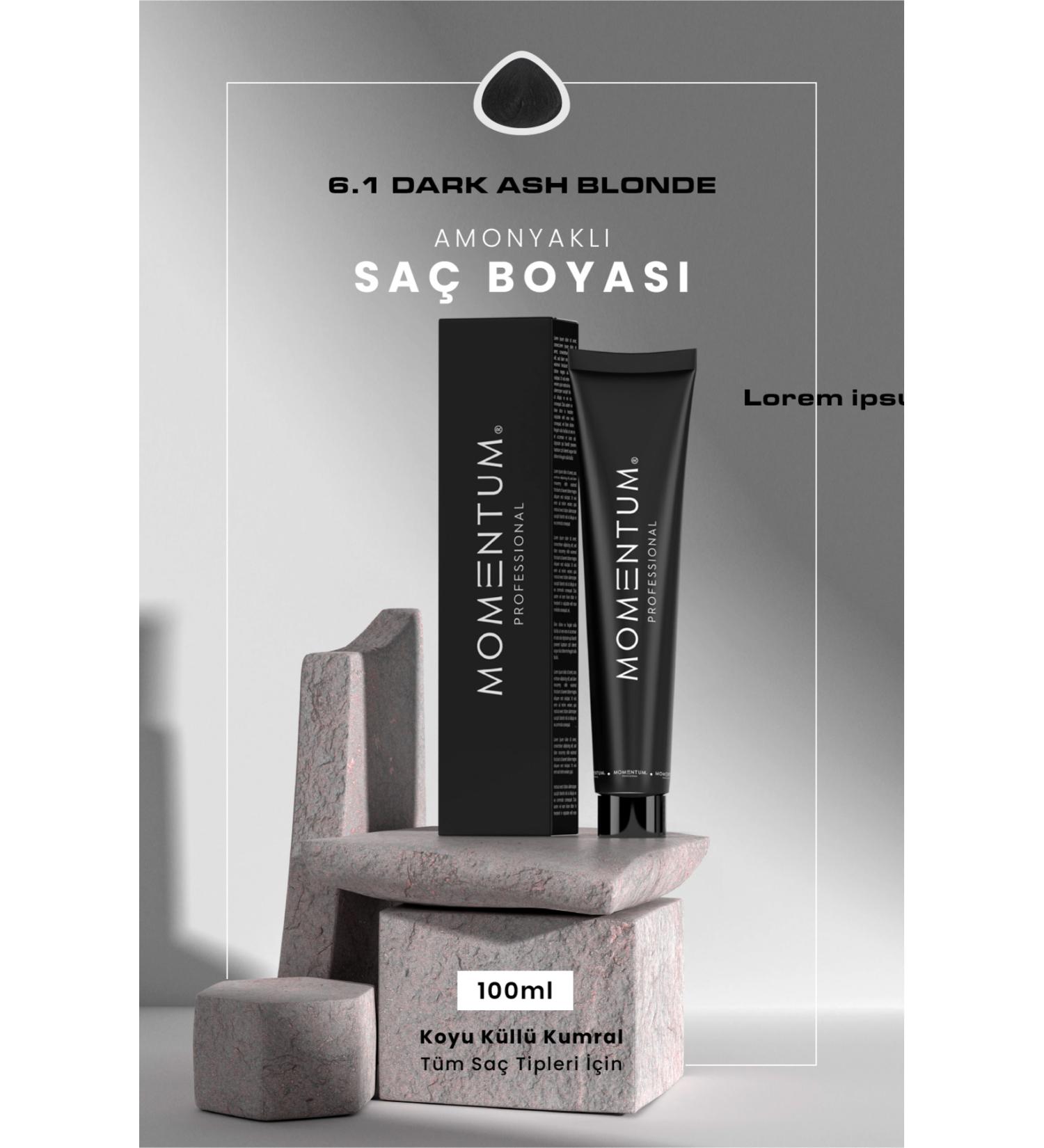 Momentum Hair Dye Dark Ash Blonde 6.1 60 ml