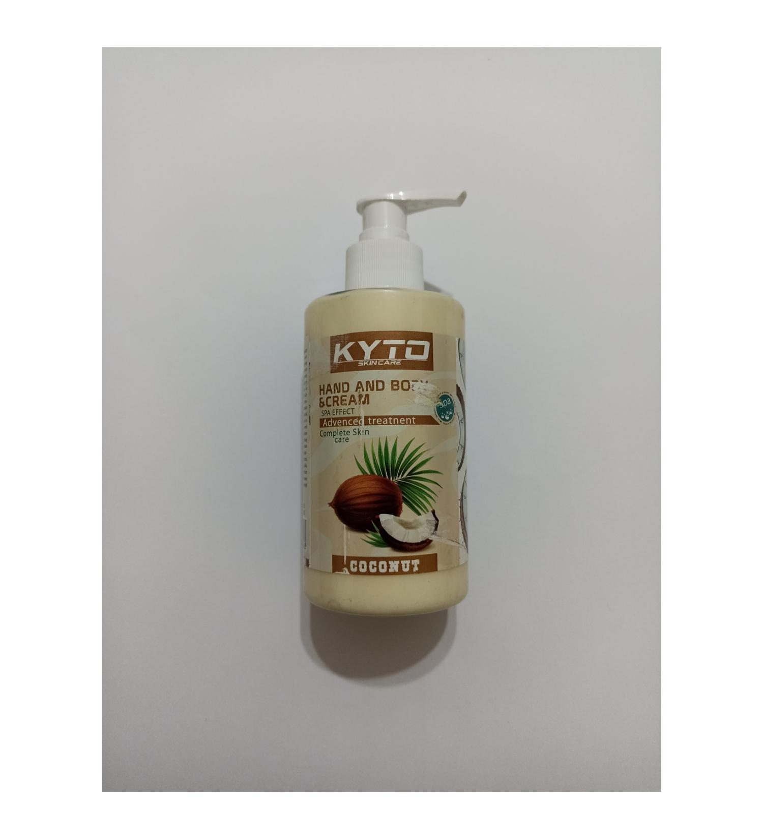 kyto Hand and Body Cream Coconut 400 ml.
