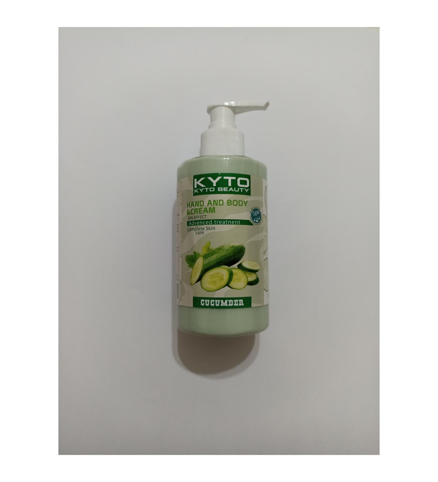 kyto Hand and Body Cream Cucumber 400 ml.