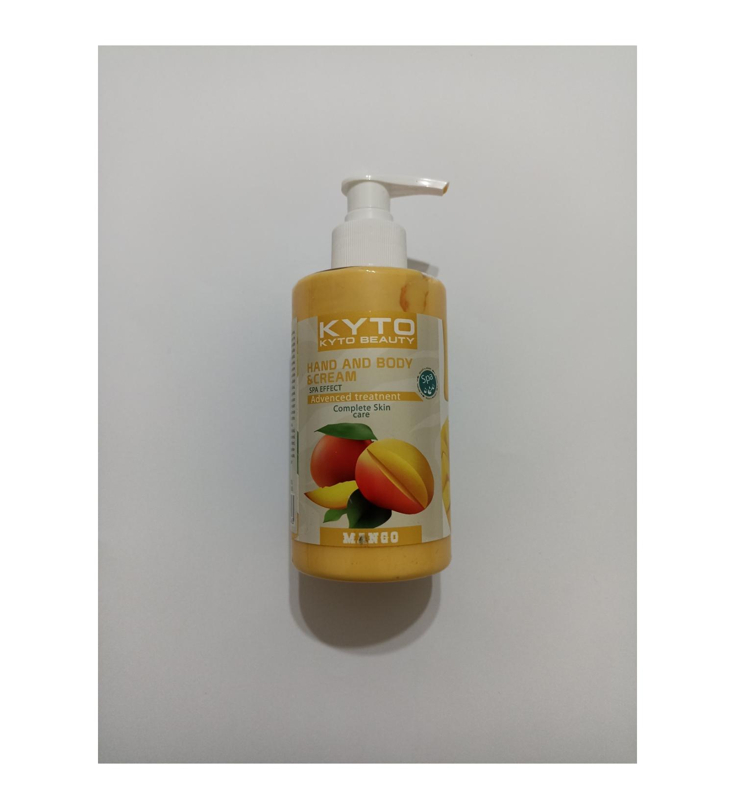 kyto Hand and Body Cream Mango 400 ml.