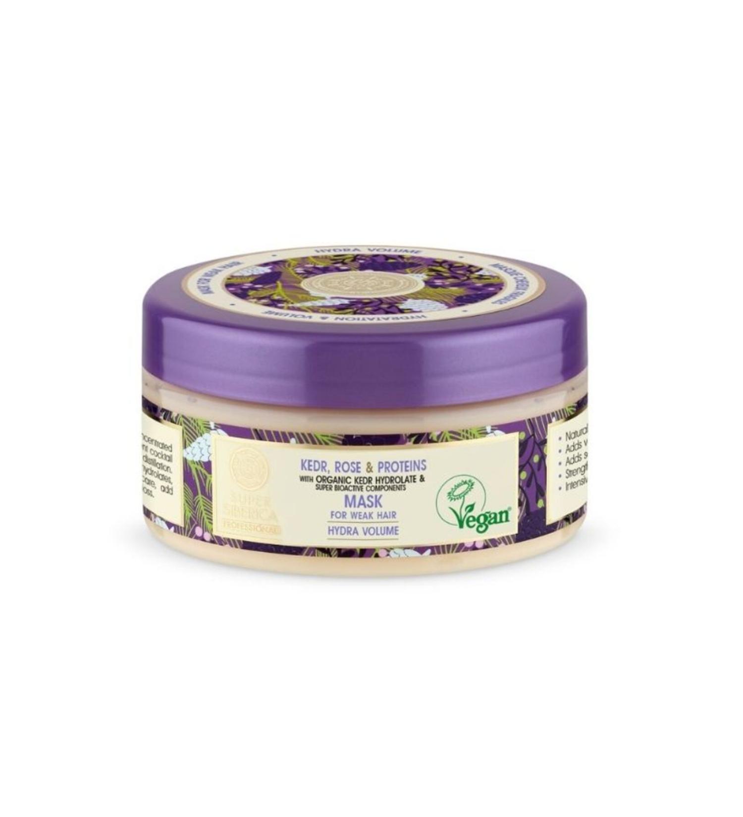 Natura Siberica Super Siberica Kedr for Weak Hair Rose & Protein Hair Mask 300 ml