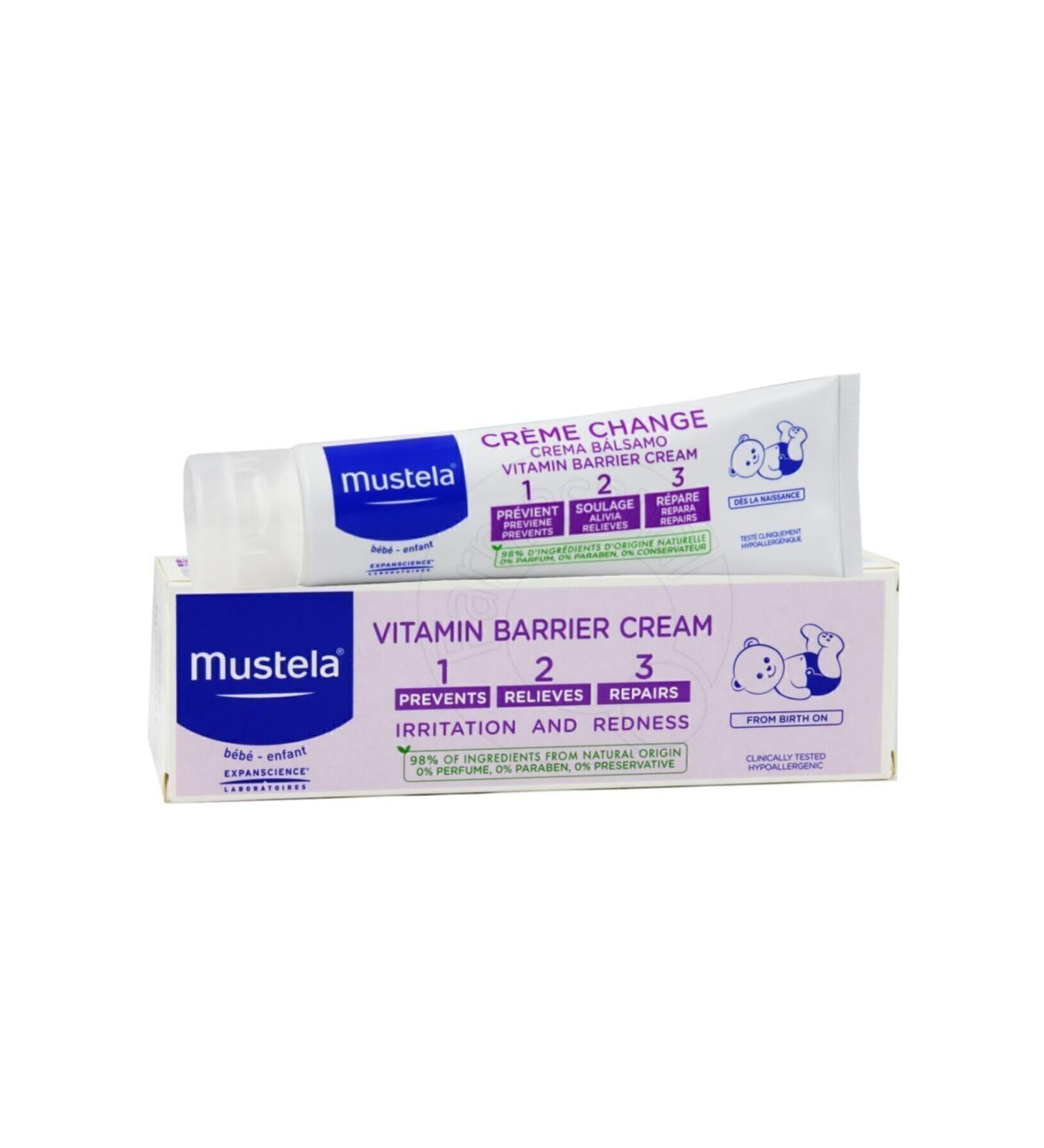 Mustela Vitamin Barrier Cream 1.2.3 Diaper Rash Cream 100 ml