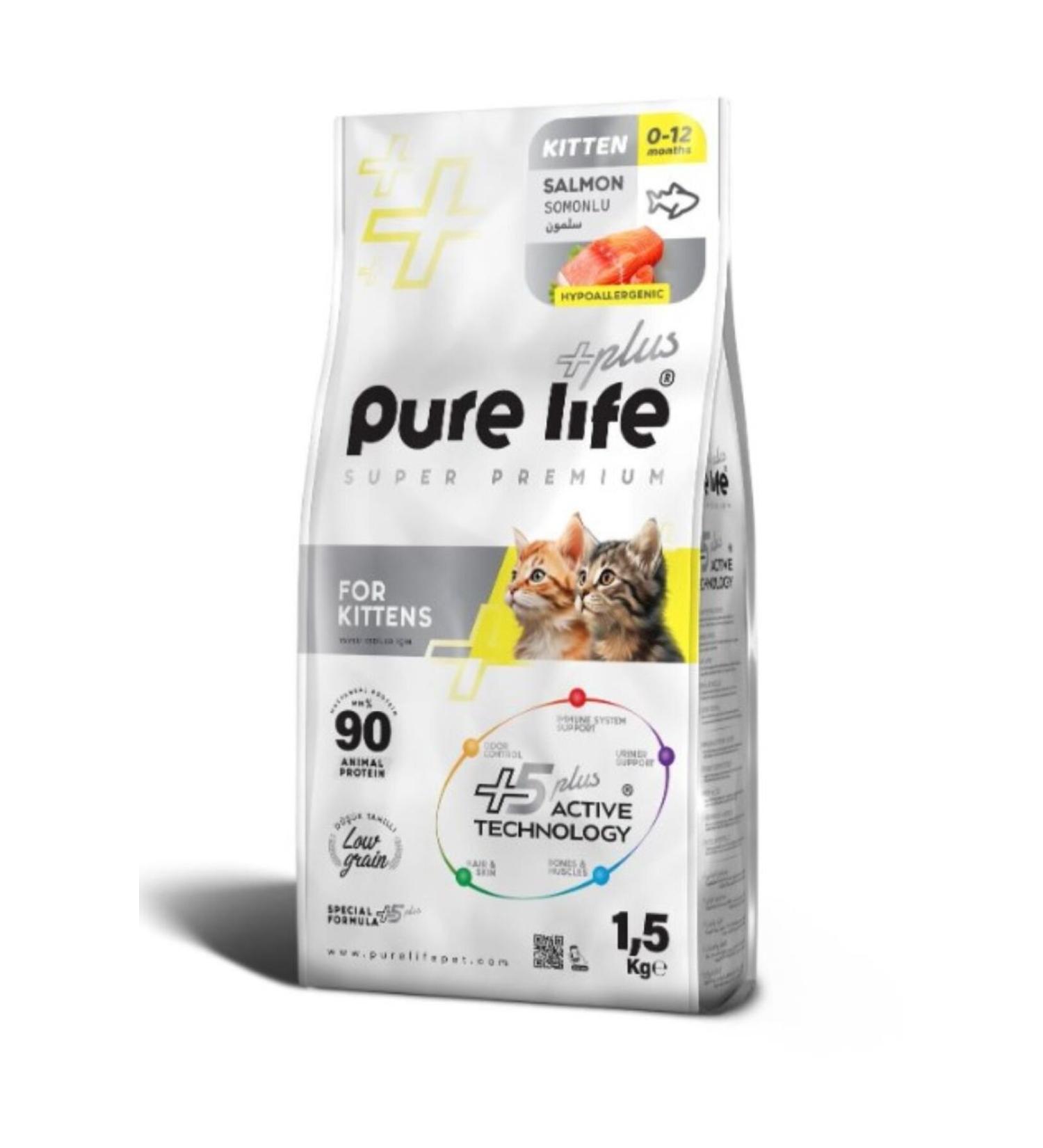 PureLife Plus Salmon Kitten 1.5kg