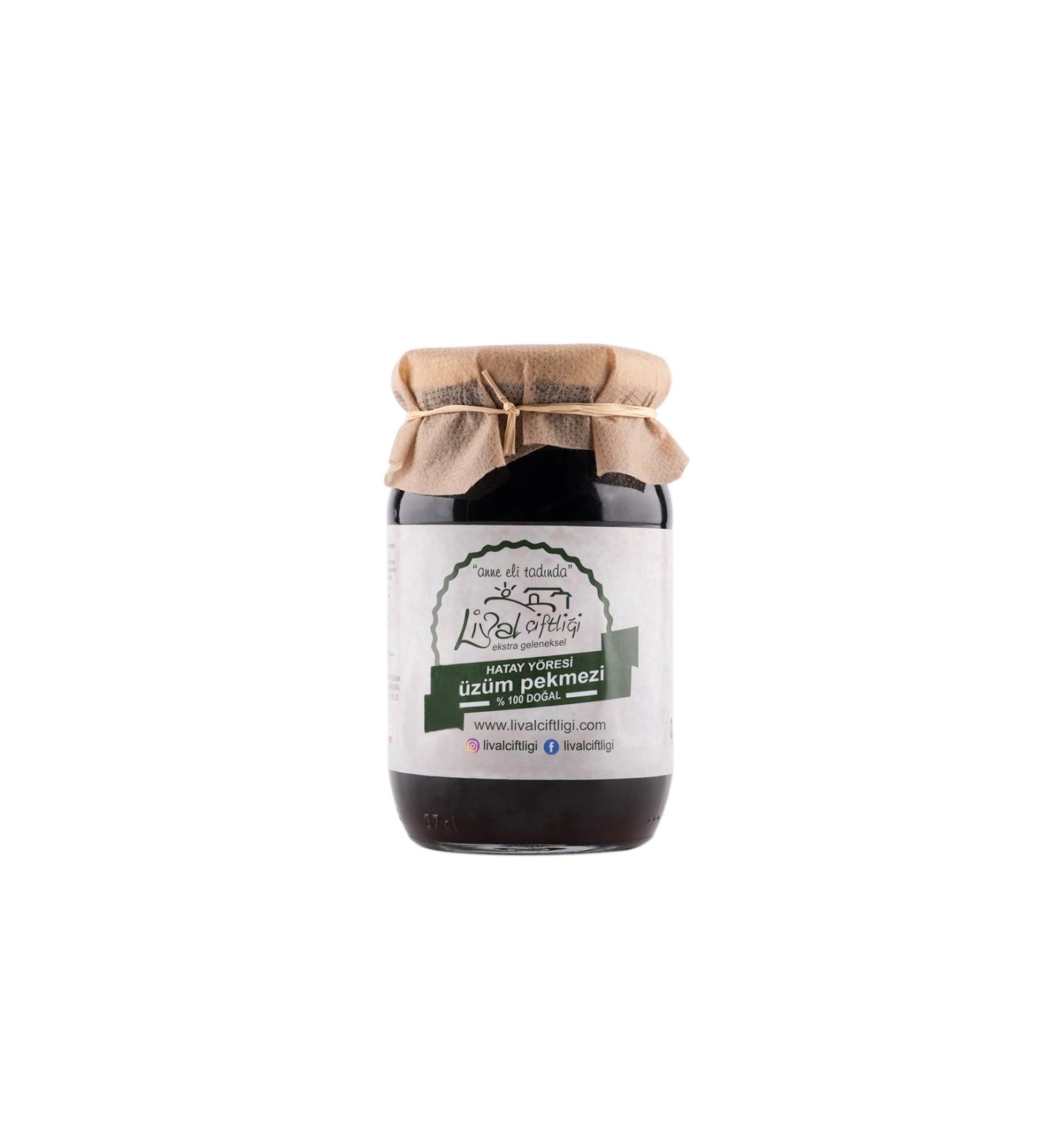 L VAL FARM Grape Molasses 460 gr Glass Jar