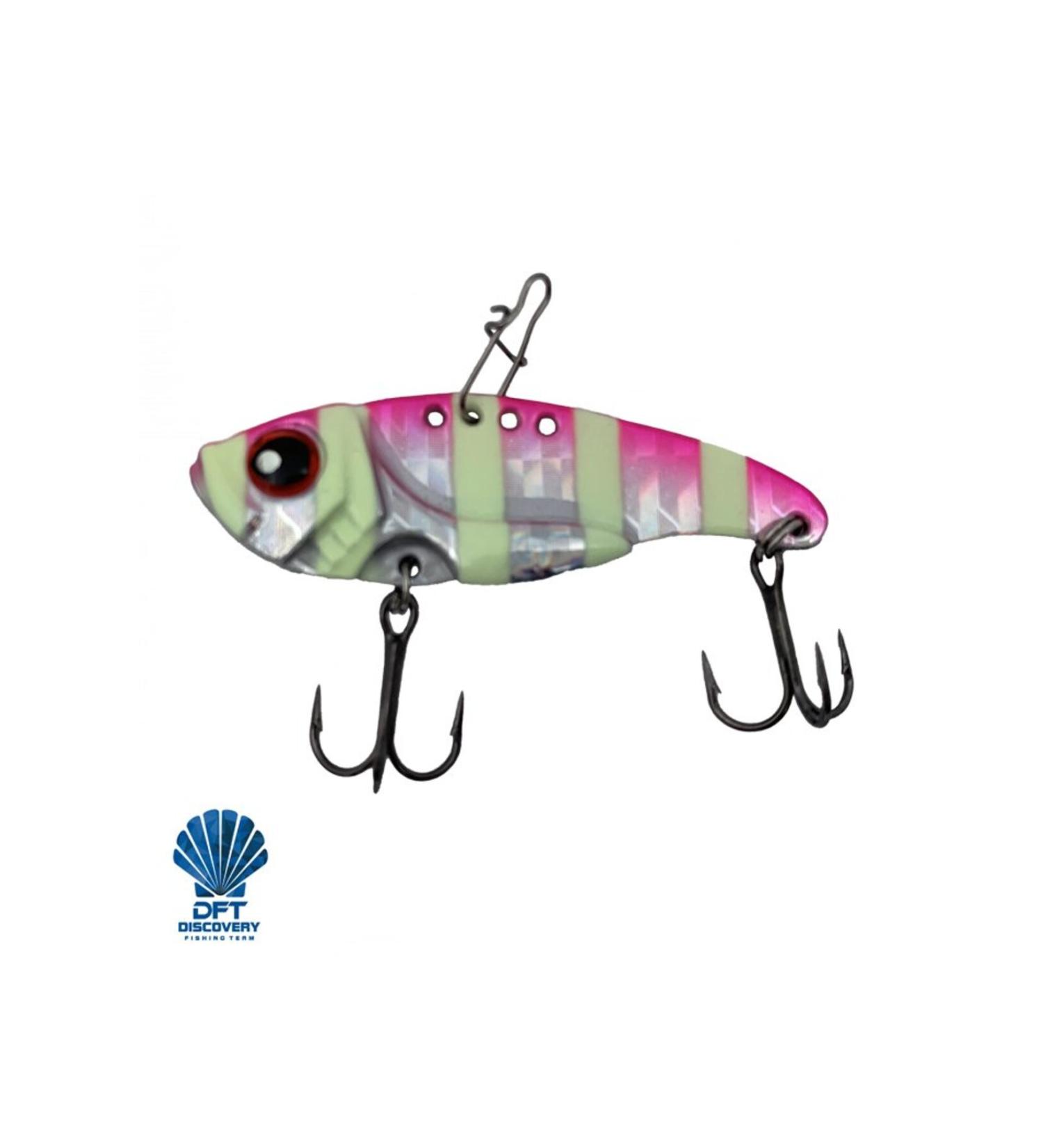 DFT 7732 14 G Color: Pink Zebra Glow Model Bait