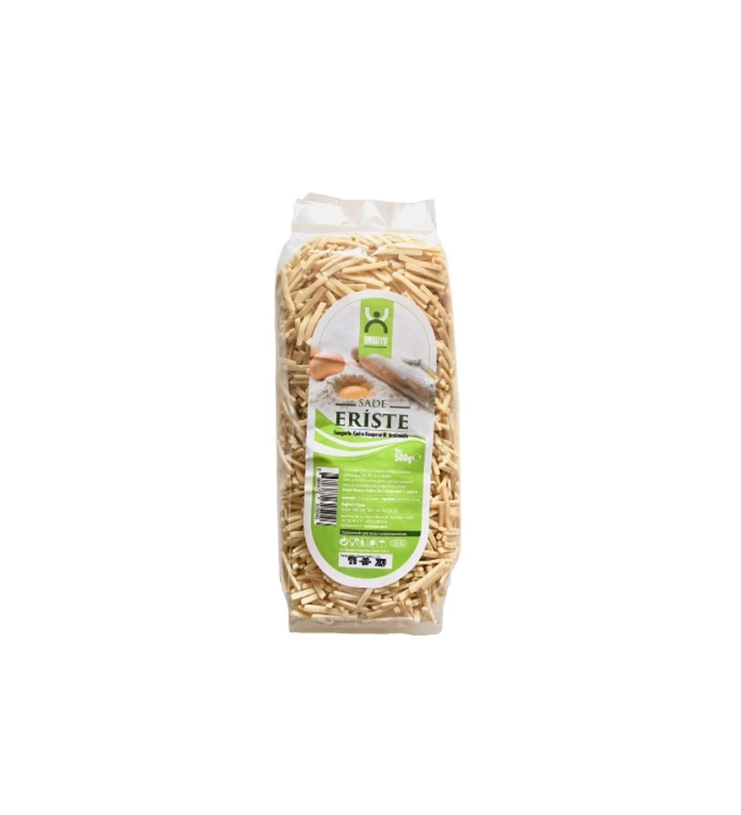 Flourless Plain Noodles 500 Gr. (2 PACK)