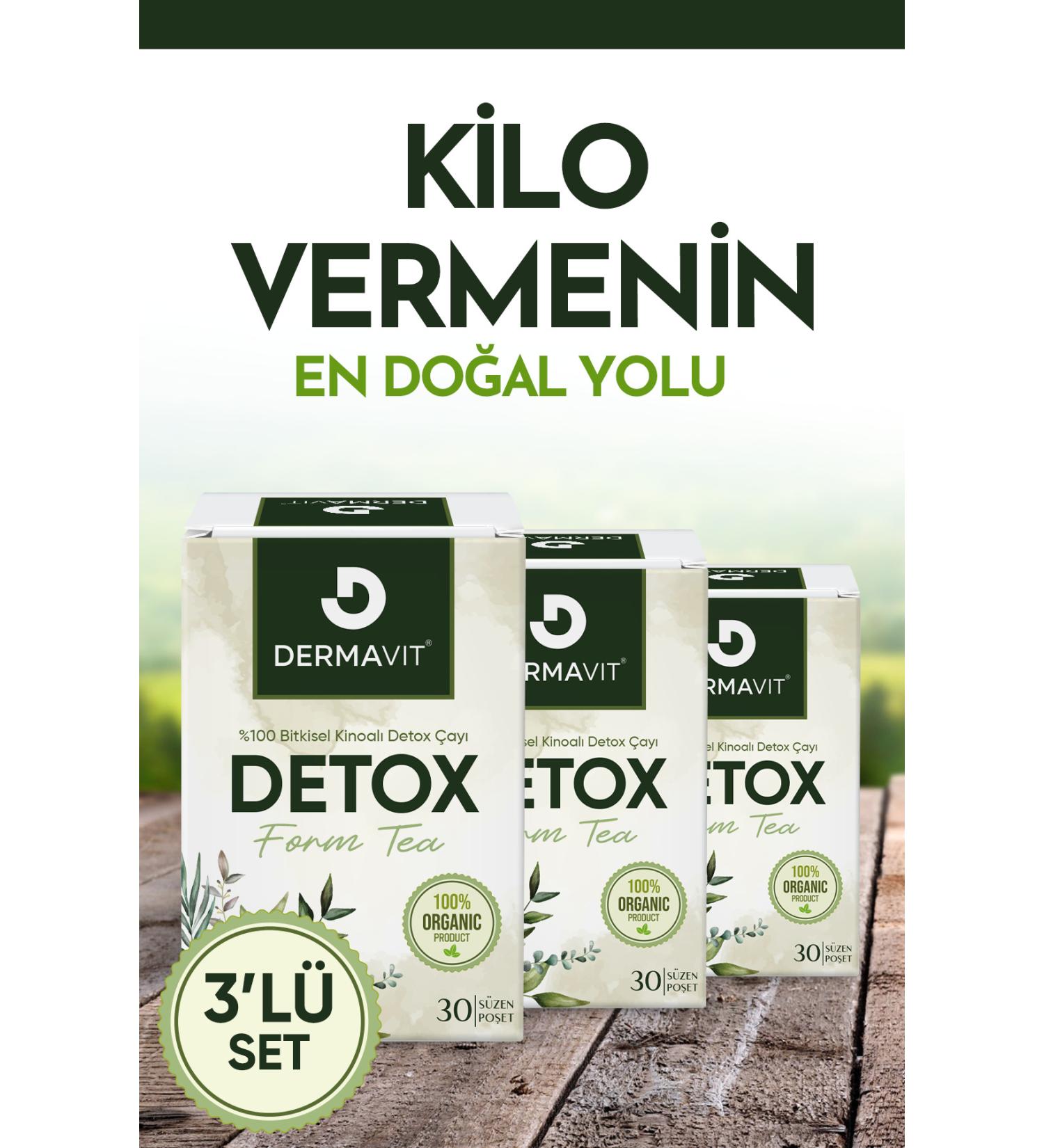 Dermavit Detox Slimming 1 Form Tea Supportive Herbal Tea 3Lu Set3 - Buy Online on GoSupps.com