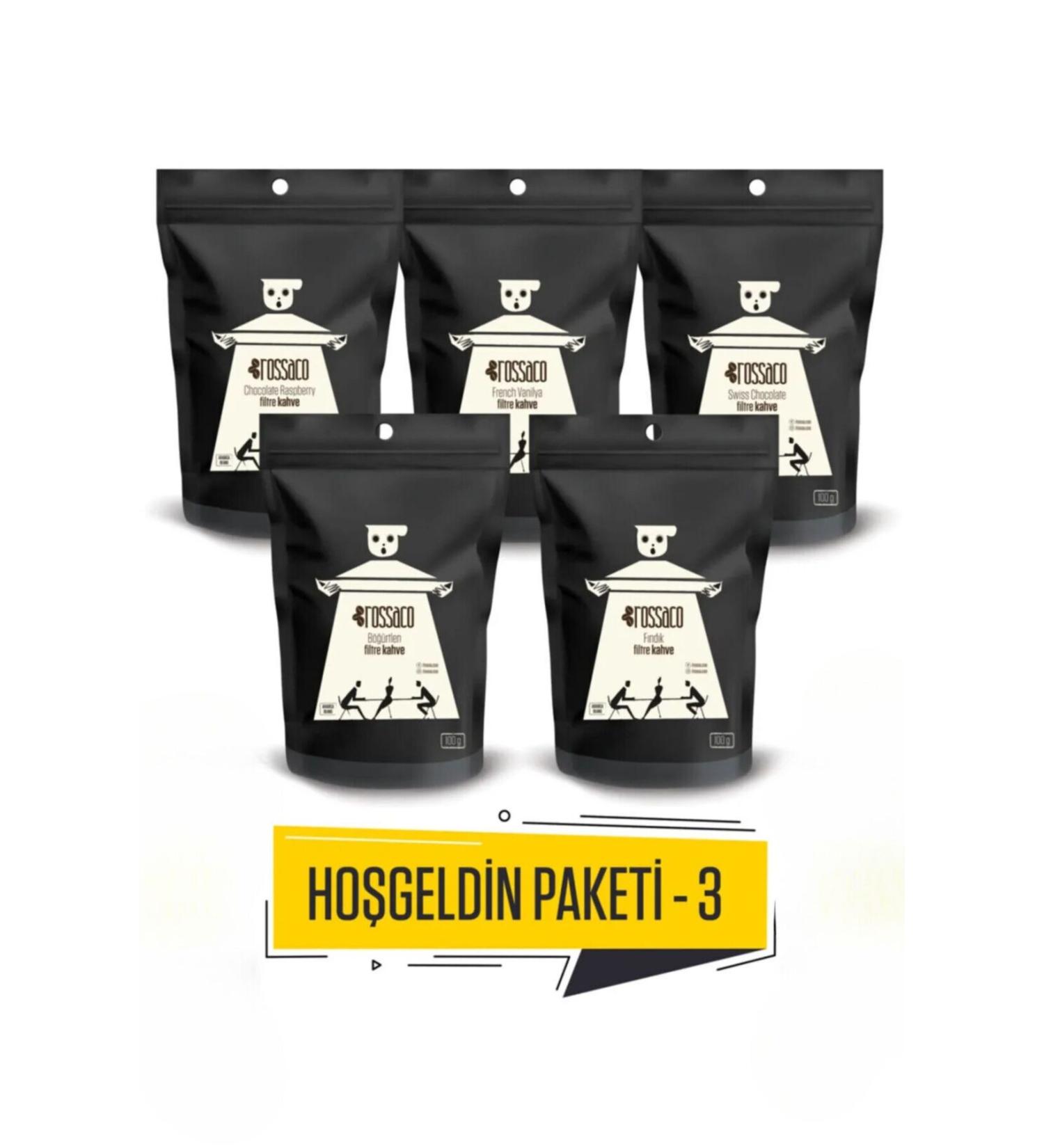 Rossaco Regional Series Filter Coffees 100 gr 5-Piece Welcome Pack