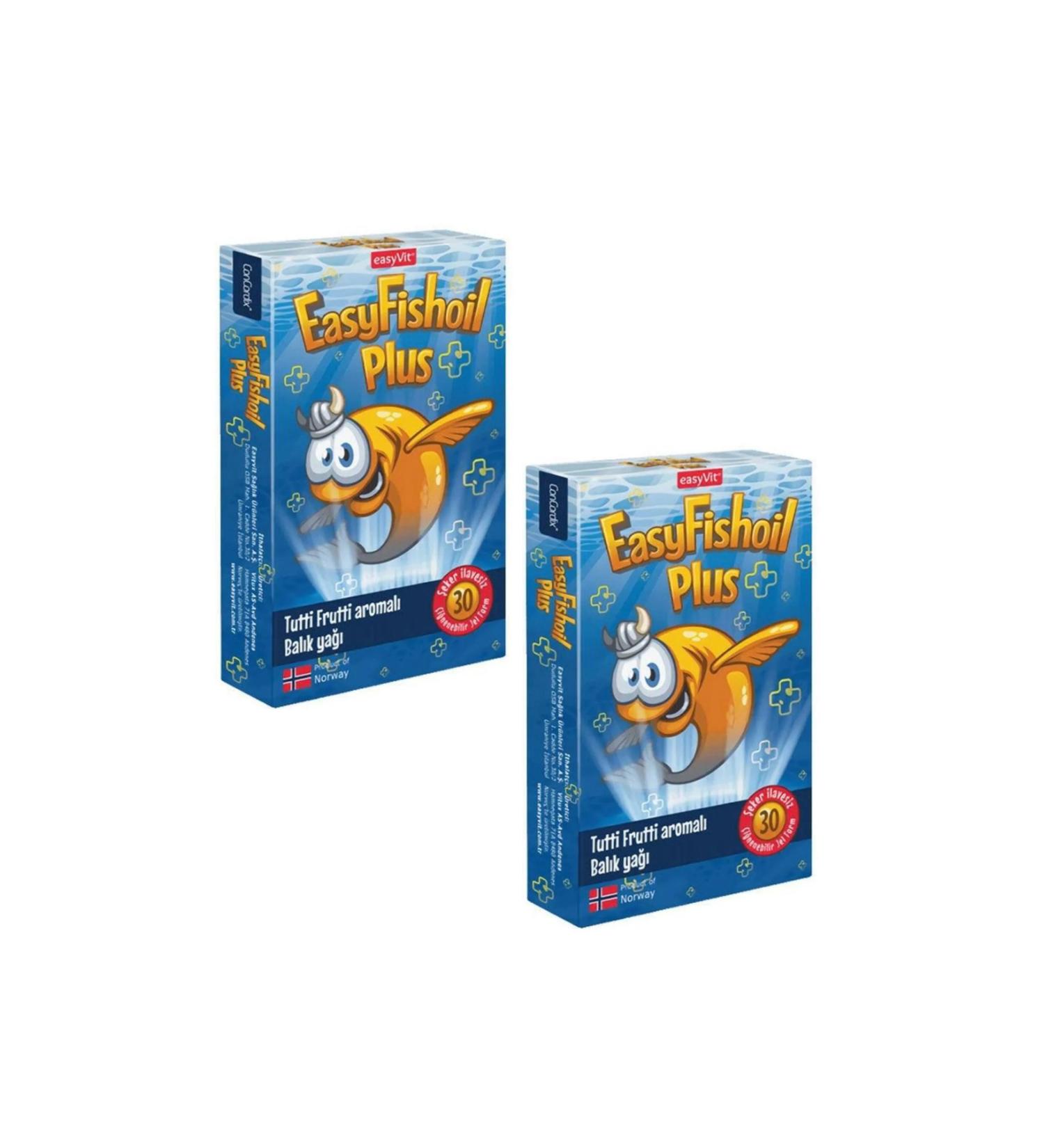 EASYV T Easyvit Easyfishoil Grow 30 Gel Tablet X2