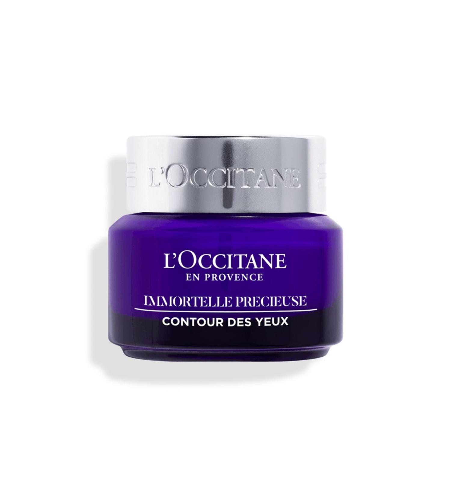 L'Occitane Immortelle Precious Eye Balm-Anti Dark Circles and Fine Lines Eye Cream with Hyaluronic Acid 15ML