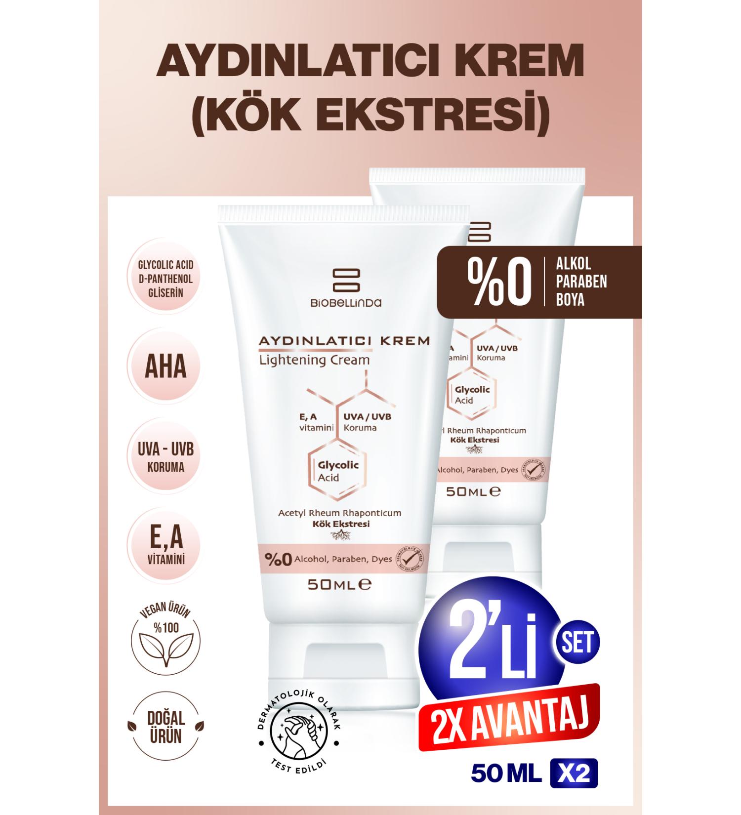 BioBellinda Brightening Cream 50 Ml | Vitamin & Mineral Whitening (SET OF 2) - Buy Online on GoSupps.com