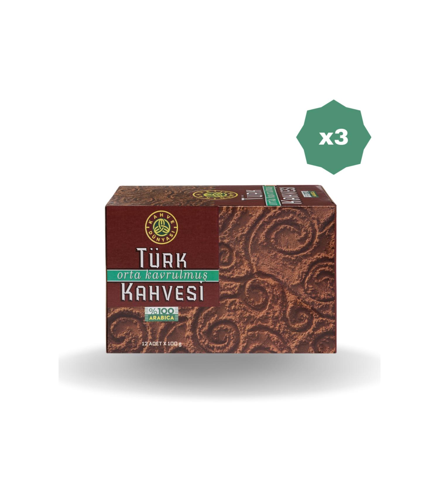 Coffee World COFFEE WORLD TURKISH COFFEE 100 GR 12-PACK - (3 PACKS)