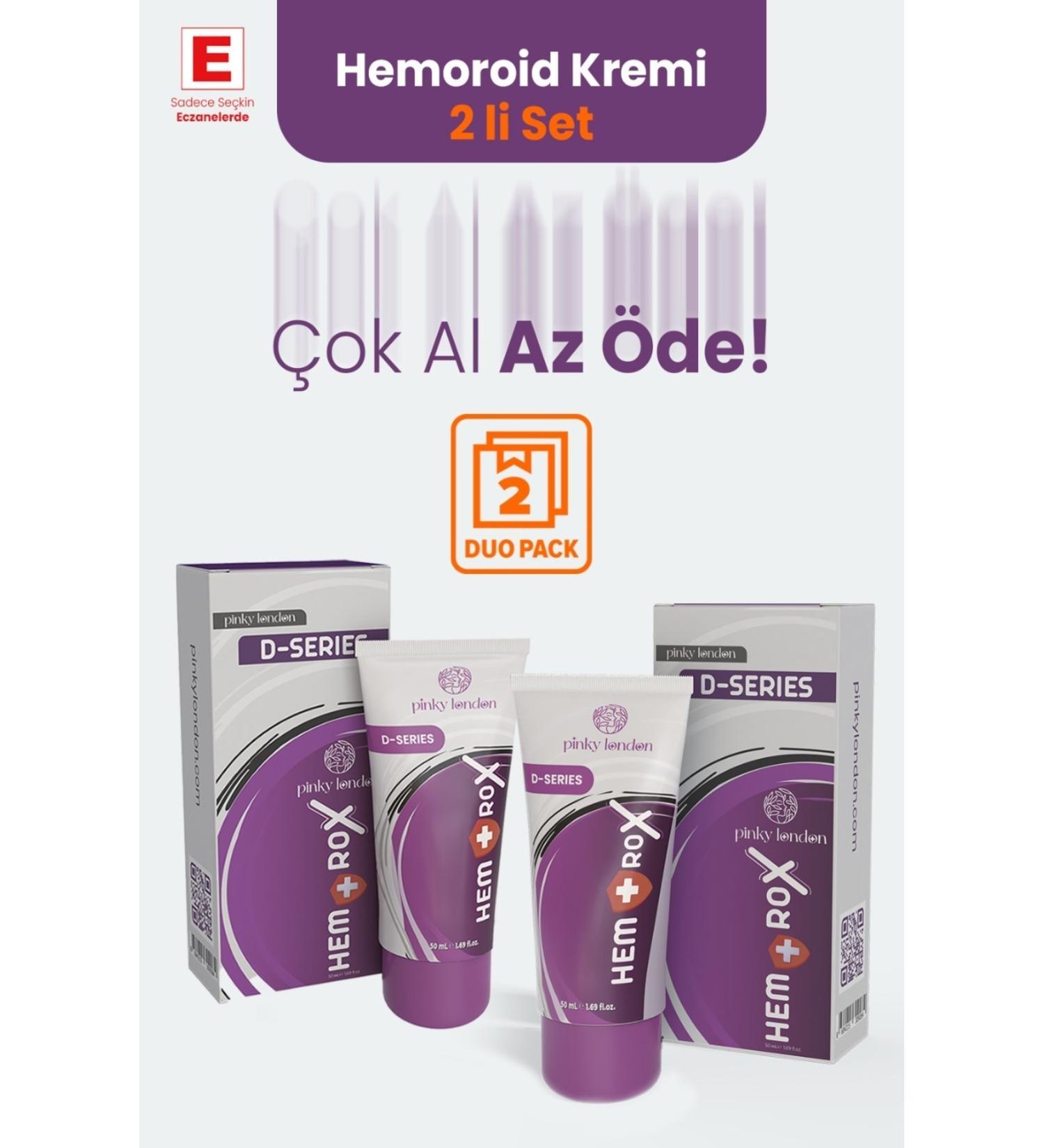 Pinky London Hemorox (B.ASUR) Cream Set of 2 (50 ml X 2 Pieces) - Buy Online on GoSupps.com