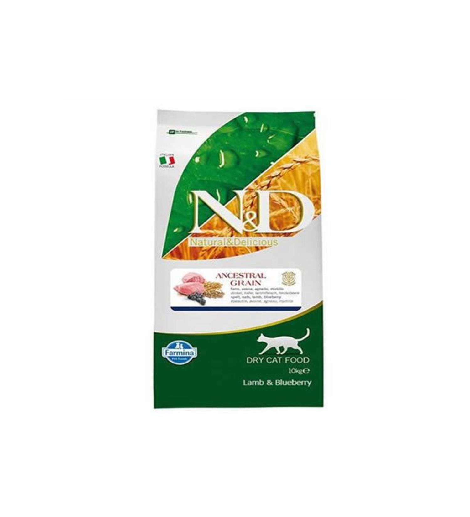 N & D ND Ancestral Grain Neutered Adult Cat Food 10KG
