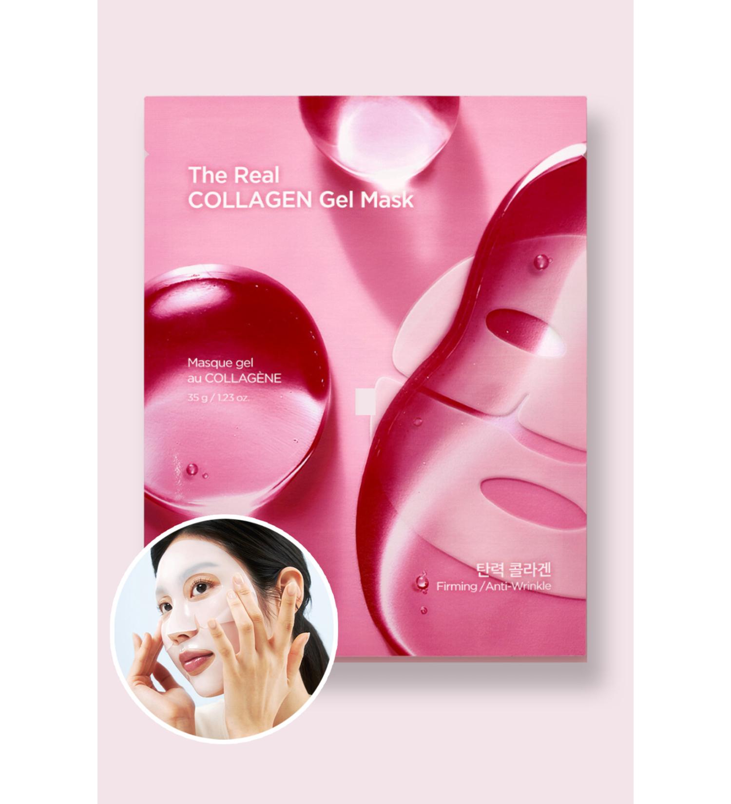 Holika Holika The Real Collagen Gel Mask - Revitalizing and Elasticity Enhancing Mask - 1 Piece