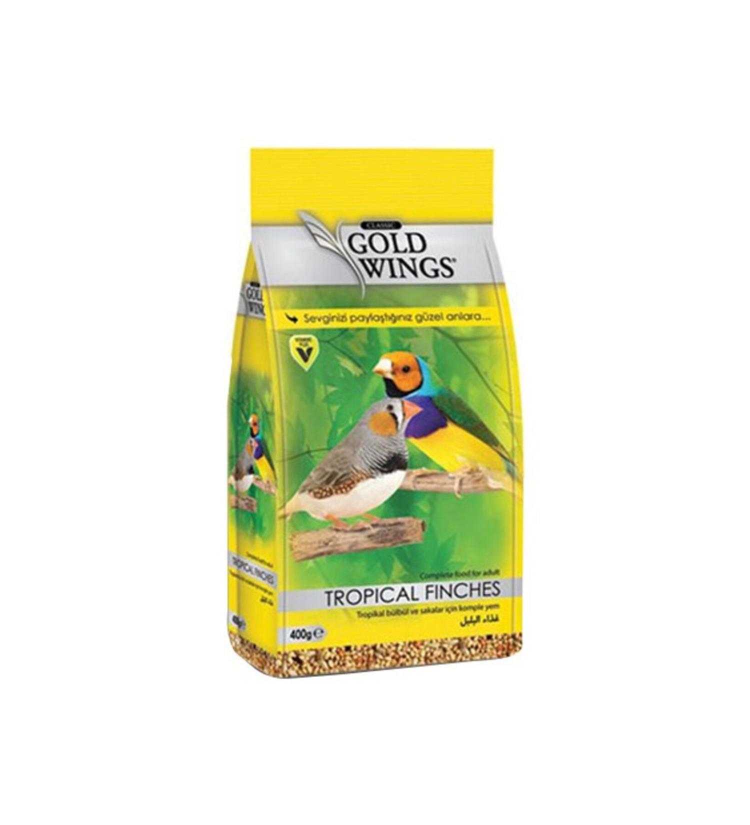 Gold Wings Gold Wings Tropical Finch Bird Food 400 Gr